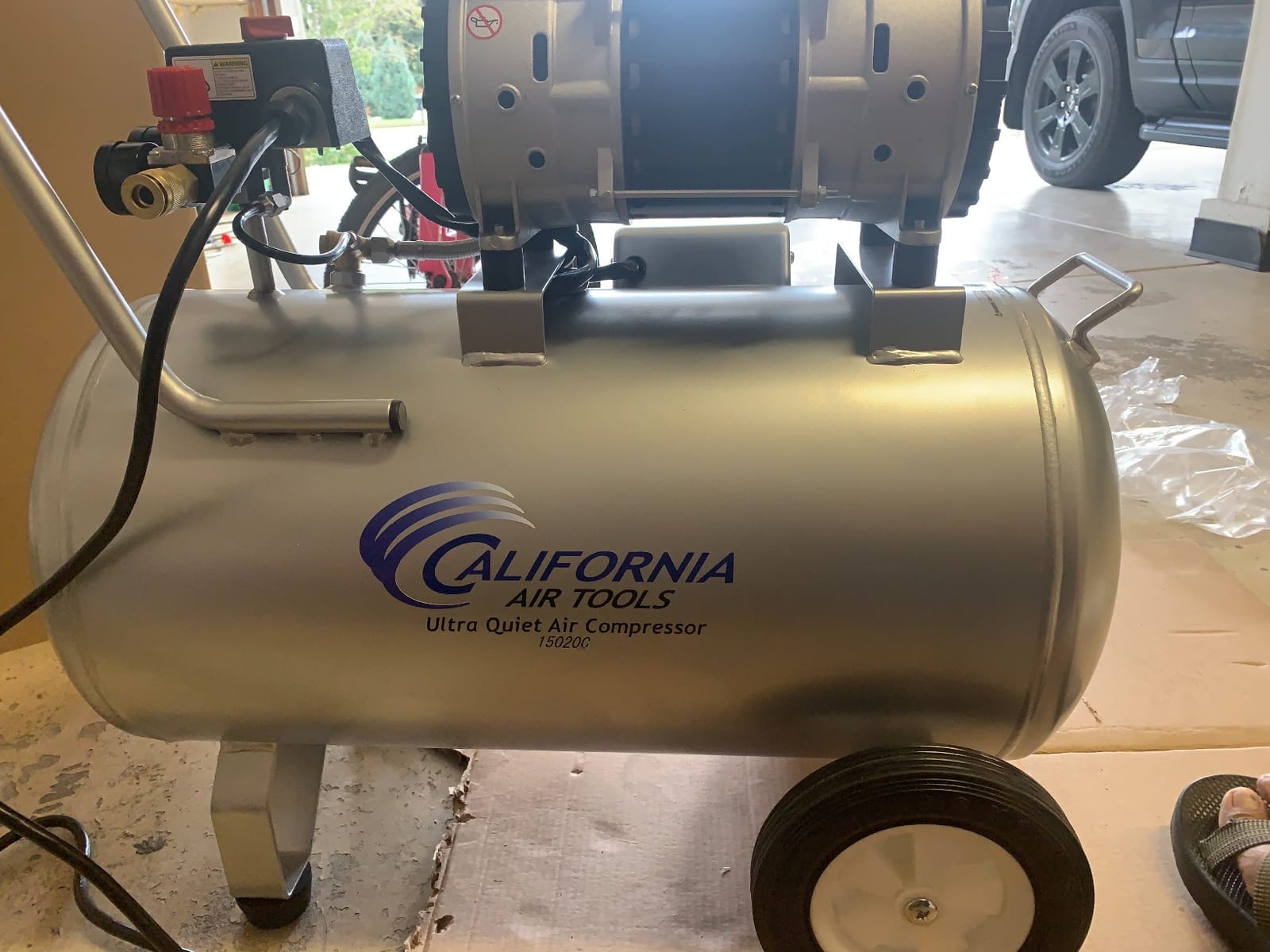 California Air Tools 15020C Powerful 2.0 HP Ultra Quiet and Oil-Free Air Compressor with Wheels, 15 Gallon Tank Capacity, 70 dB Noise Level, Electric, Portable customer photo 2