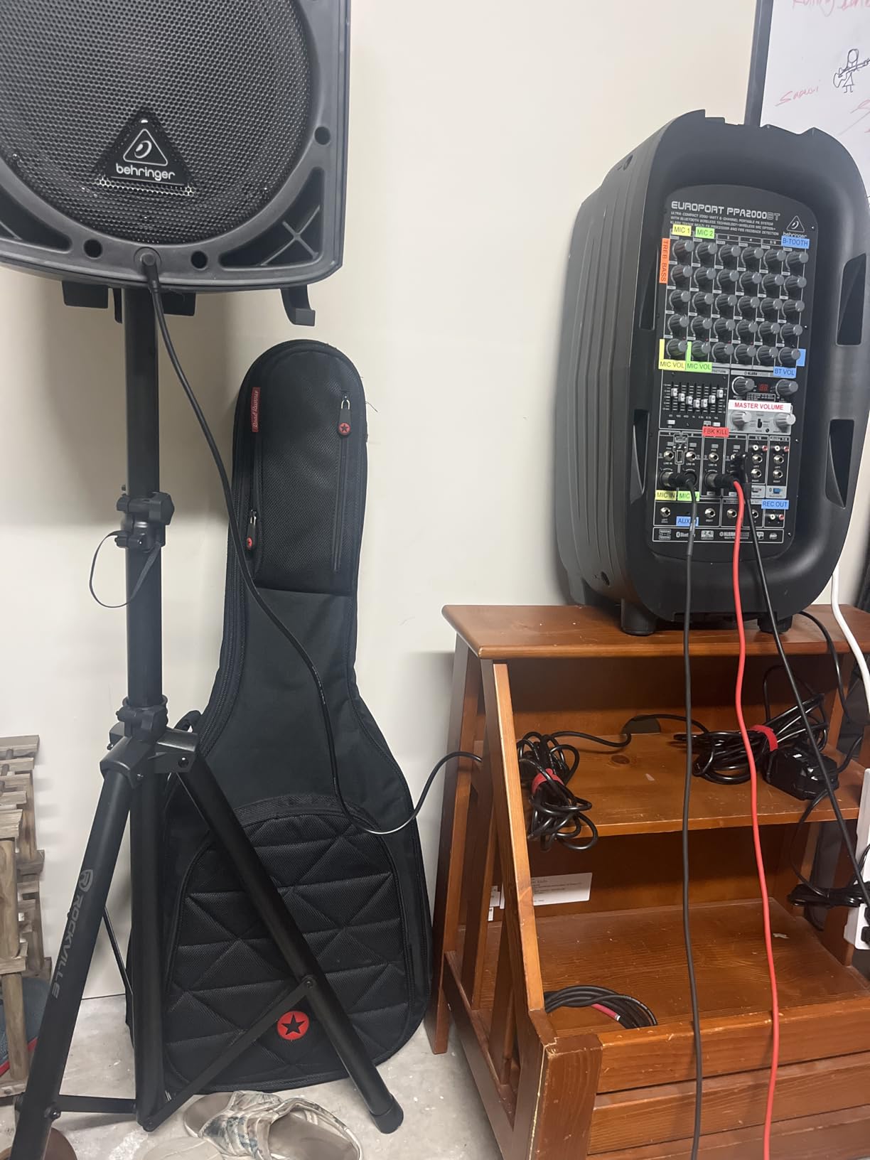 Rockville RVES1 Pair Adjustable Tripod PA Speaker Stands with Carry Bag customer photo 2