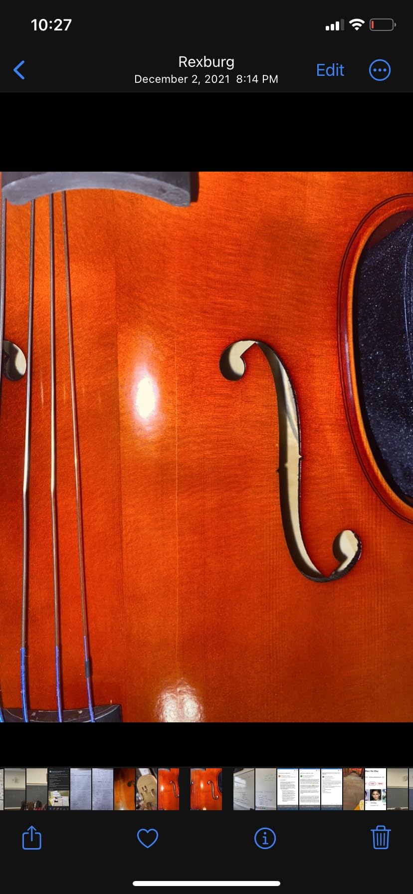 handmade Student Cello Model 101 w/Case, Bow and Rosin Size 3/4 customer photo 1