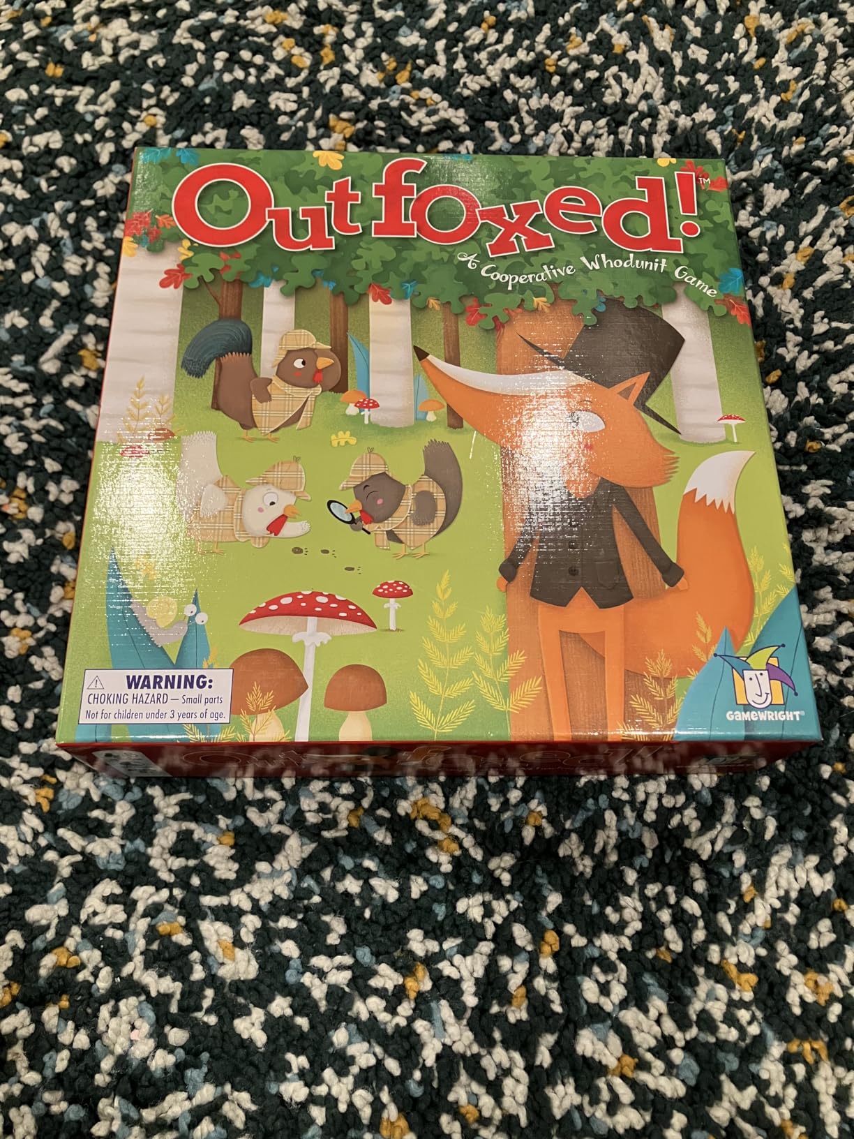 OUTFOXED, A CLASSIC WHO DUNNIT GAME FOR PRESCHOOLERS, 4 players customer photo 2