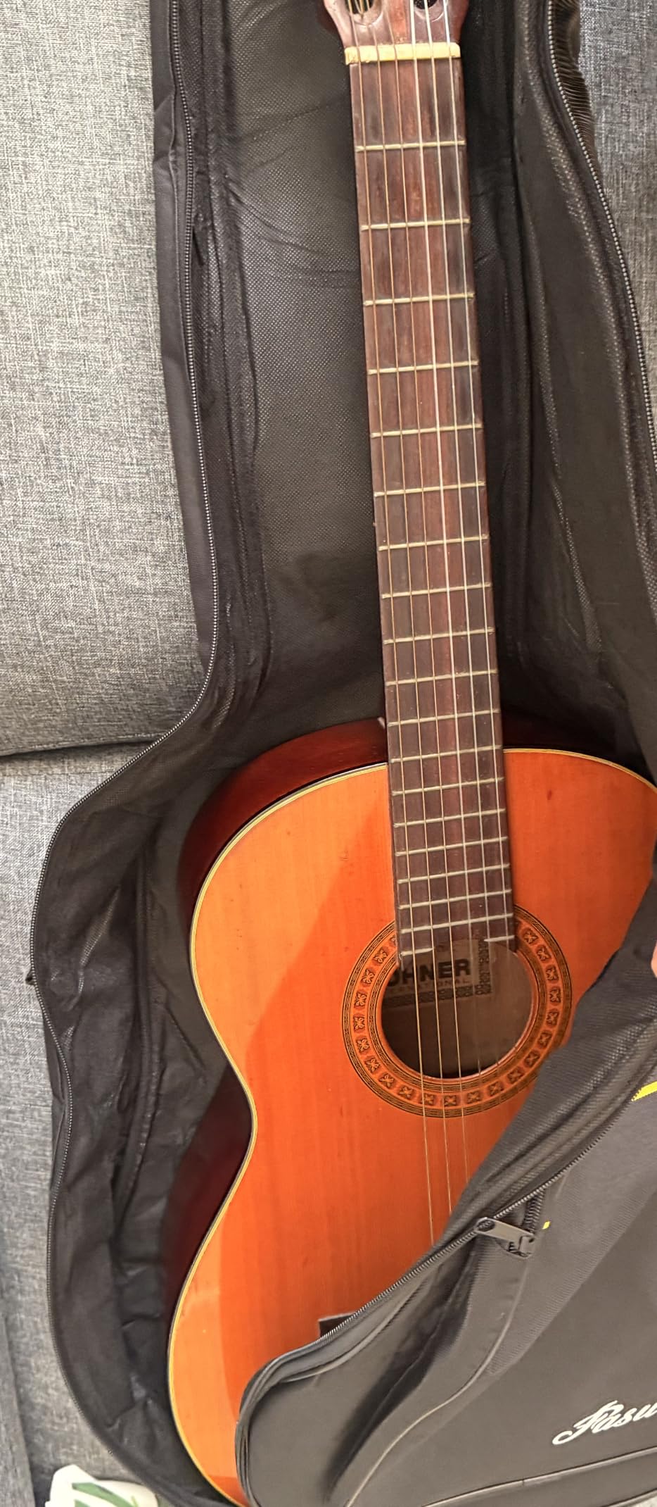 41 Inches Guitar Bag Dual Adjustable Shoulder Strap Acoustic Guitar Case Gig Bag, Waterproof Oxford Cloth 0.3 Inch Thicken Sponge Pad, Black customer photo 1