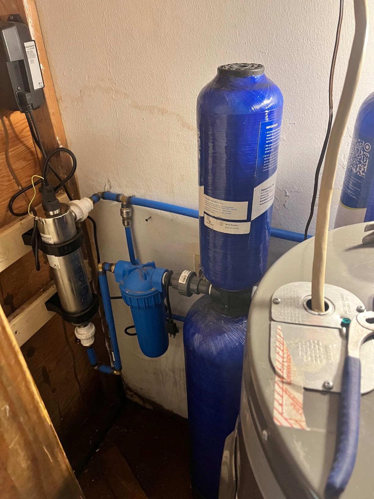 Aquasana Whole House Water Filter System | 1M Gal | Carbon & KDF | EQ-1000 customer photo 1