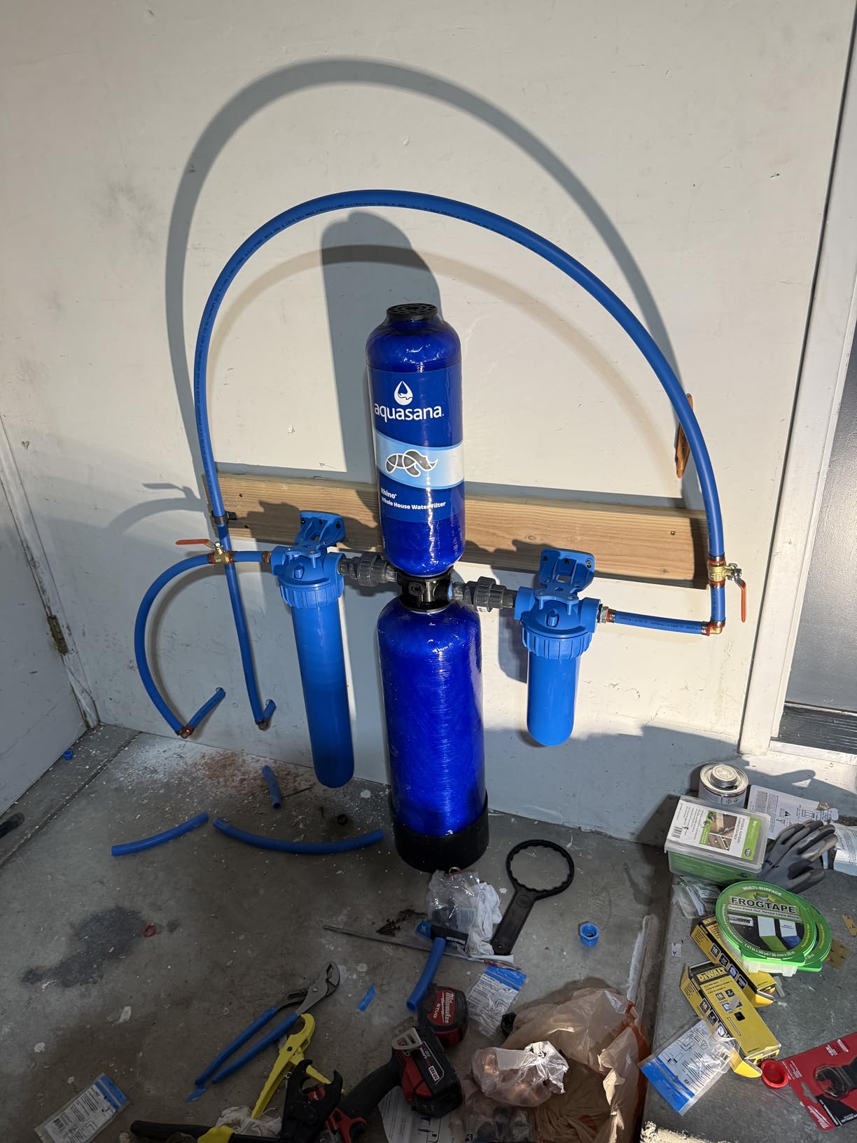Aquasana Whole House Water Filter System | 1M Gal | Carbon & KDF | EQ-1000 customer photo 2