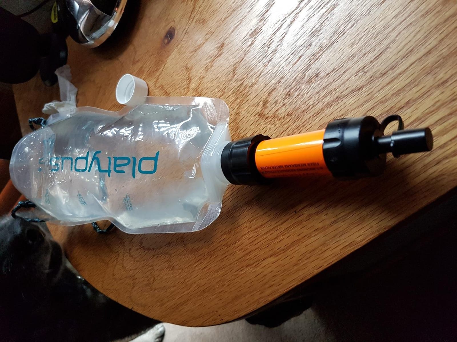 Platypus SoftBottle Collapsible Backpacking Water Bottle with Closure Cap customer photo 1