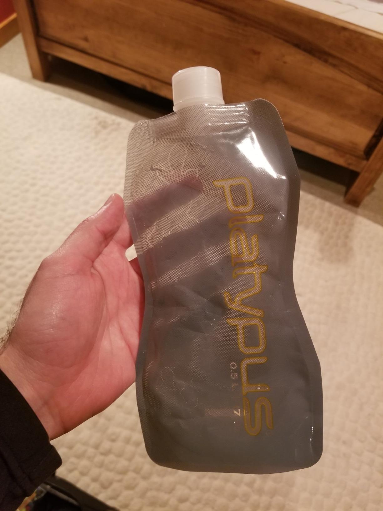 Platypus SoftBottle Collapsible Backpacking Water Bottle with Closure Cap customer photo 2