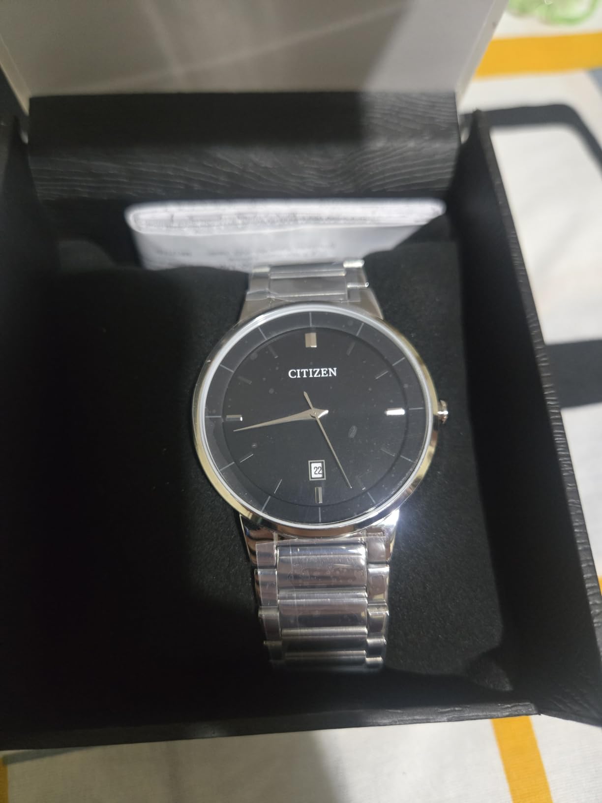Citizen Quartz Mens Watch, Stainless Steel, Classic customer photo 2