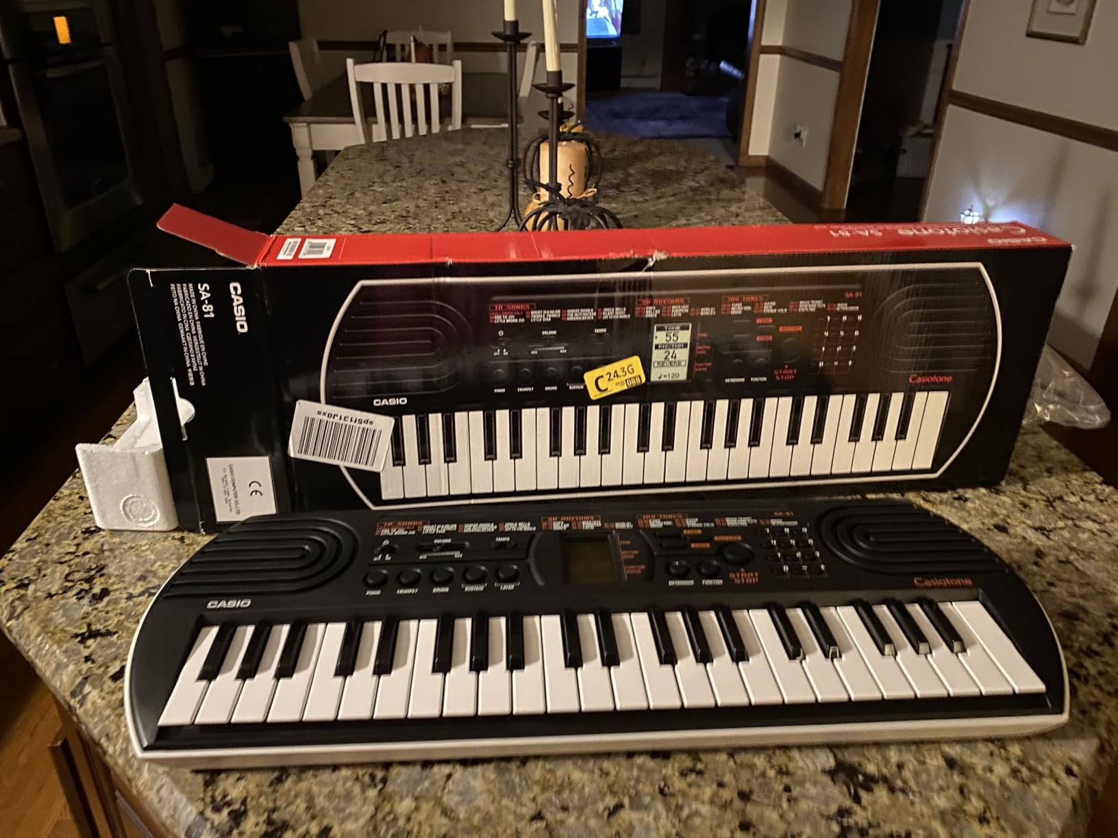 Casio Casiotone SA-81 Compact Keyboard | 100 Tones | 50 Rhythms customer photo 1
