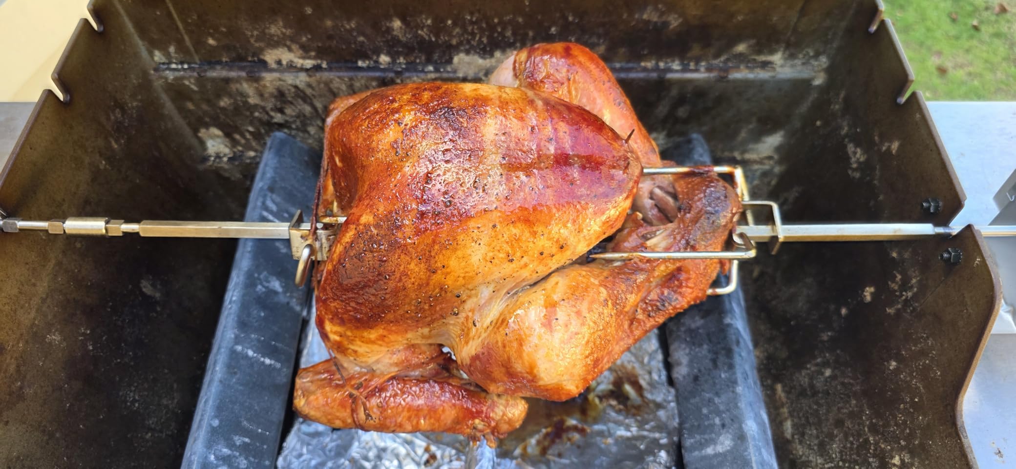 onlyfire Stainless Steel Rotisserie Kit for Weber Spirit 200/300 Series customer photo 1