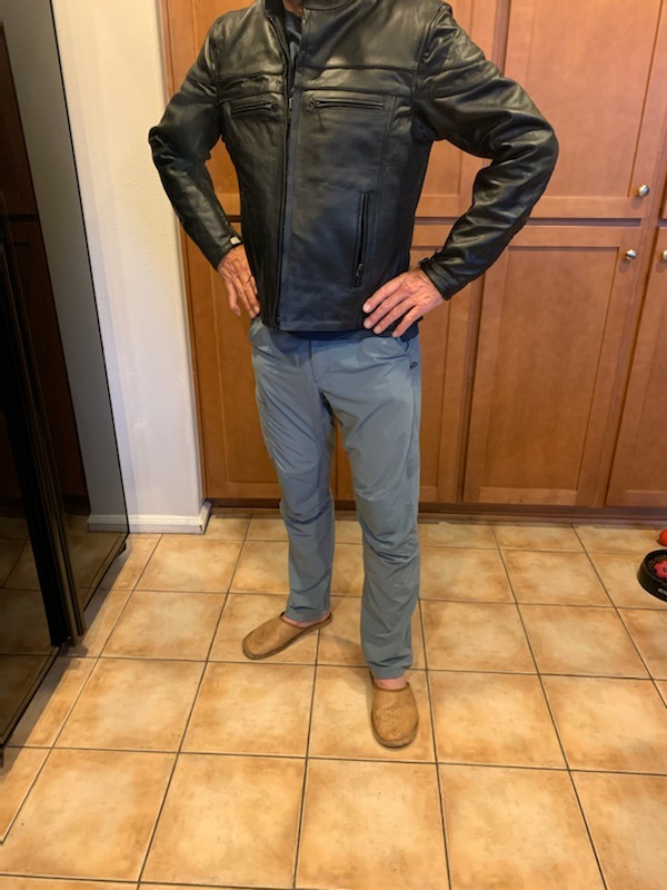 Vance Leather Men's Premium Leather Racer Jacket with Vents customer photo 1