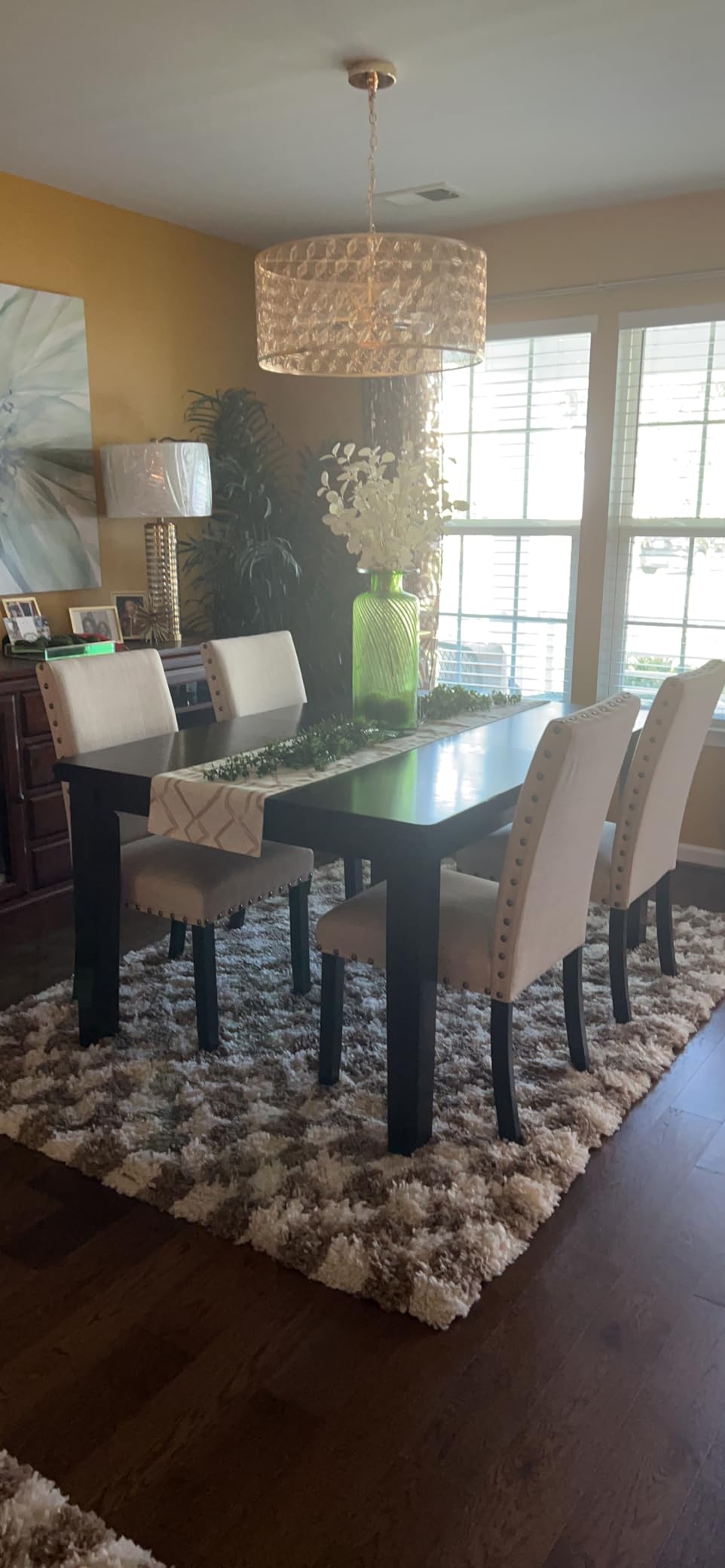 Signature Design by Ashley Haddigan Dining Extension Table, Seats 6-8 customer photo 2