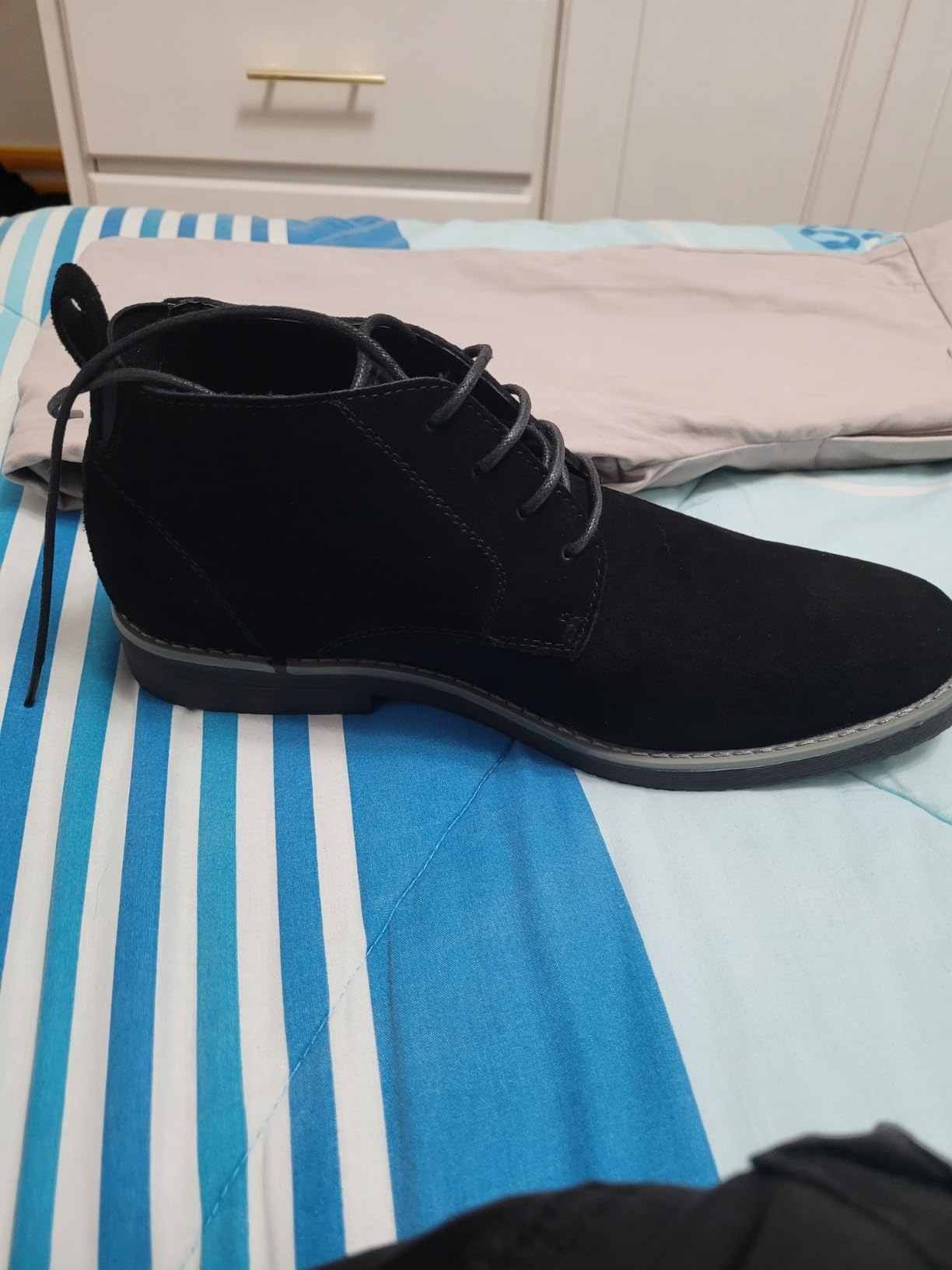 Bruno Marc Men's Classic Suede Dress Chukka Boots customer photo 1