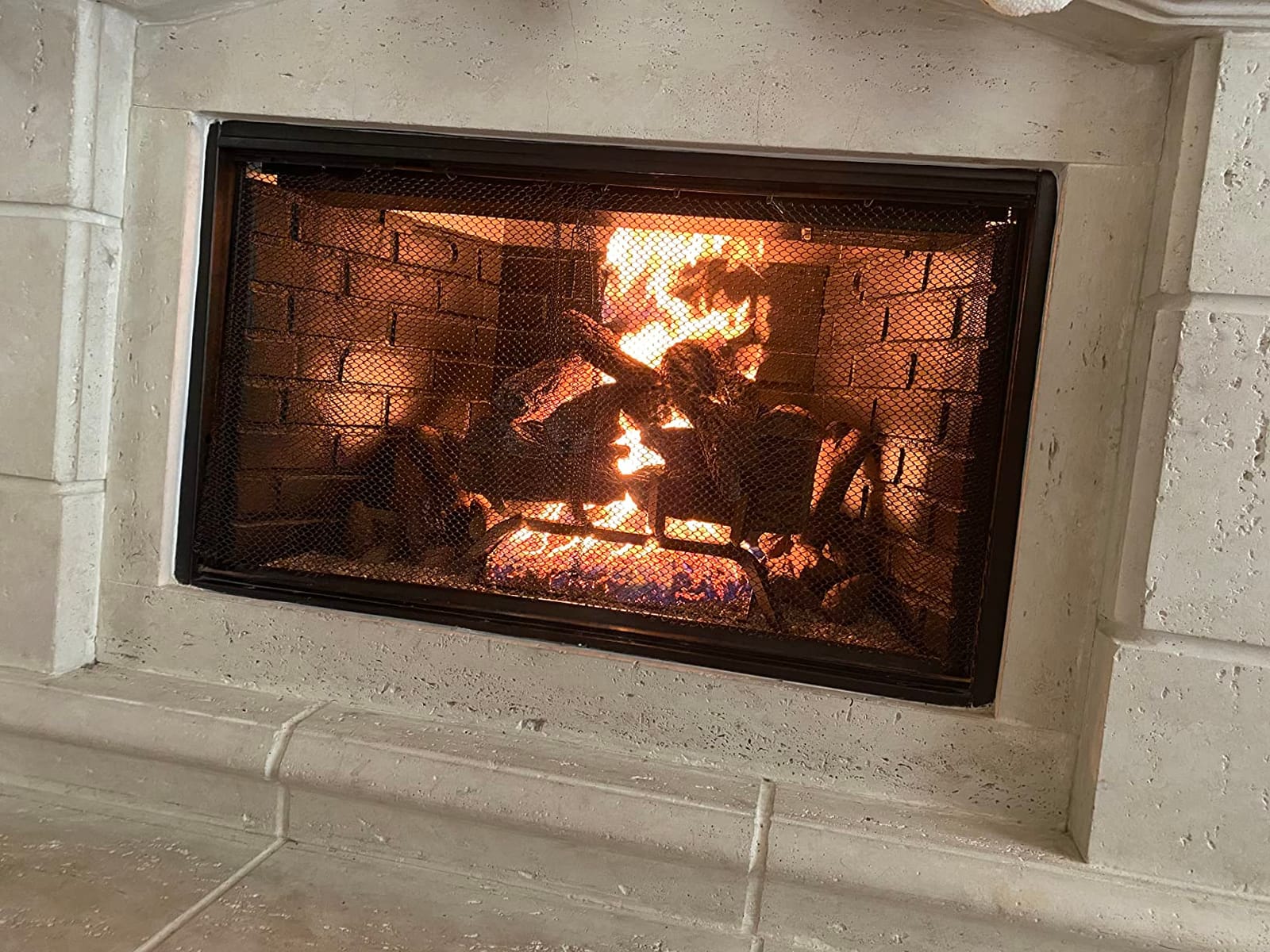 Duluth Forge Vented Natural Gas Fireplace Log Set - 24 in., 55,000 BTU, Match Light, Heartland Oak - Model# FNVL24-1 customer photo 2