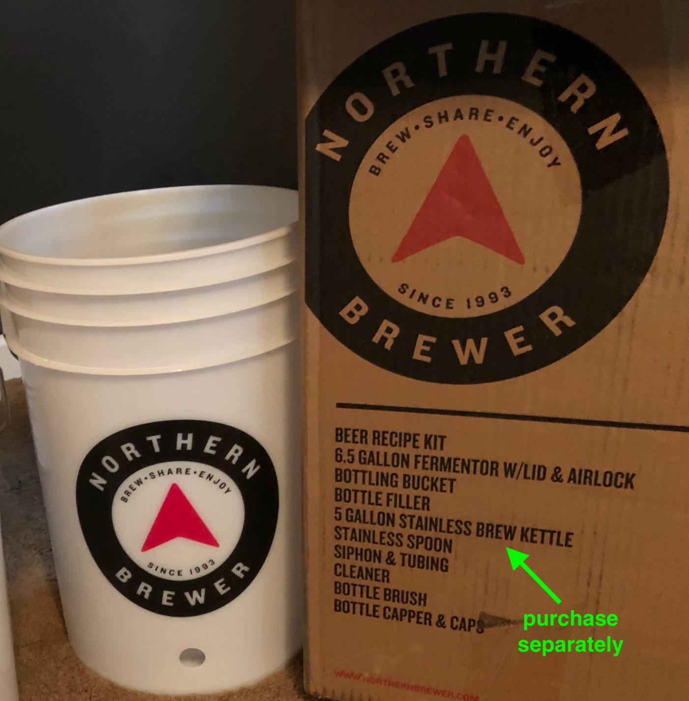 Northern Brewer - Essential Brew. Share. Enjoy. HomeBrewing Starter Set, Equipment and Recipe for 5 Gallon Batches (Block Party Amber) customer photo 1