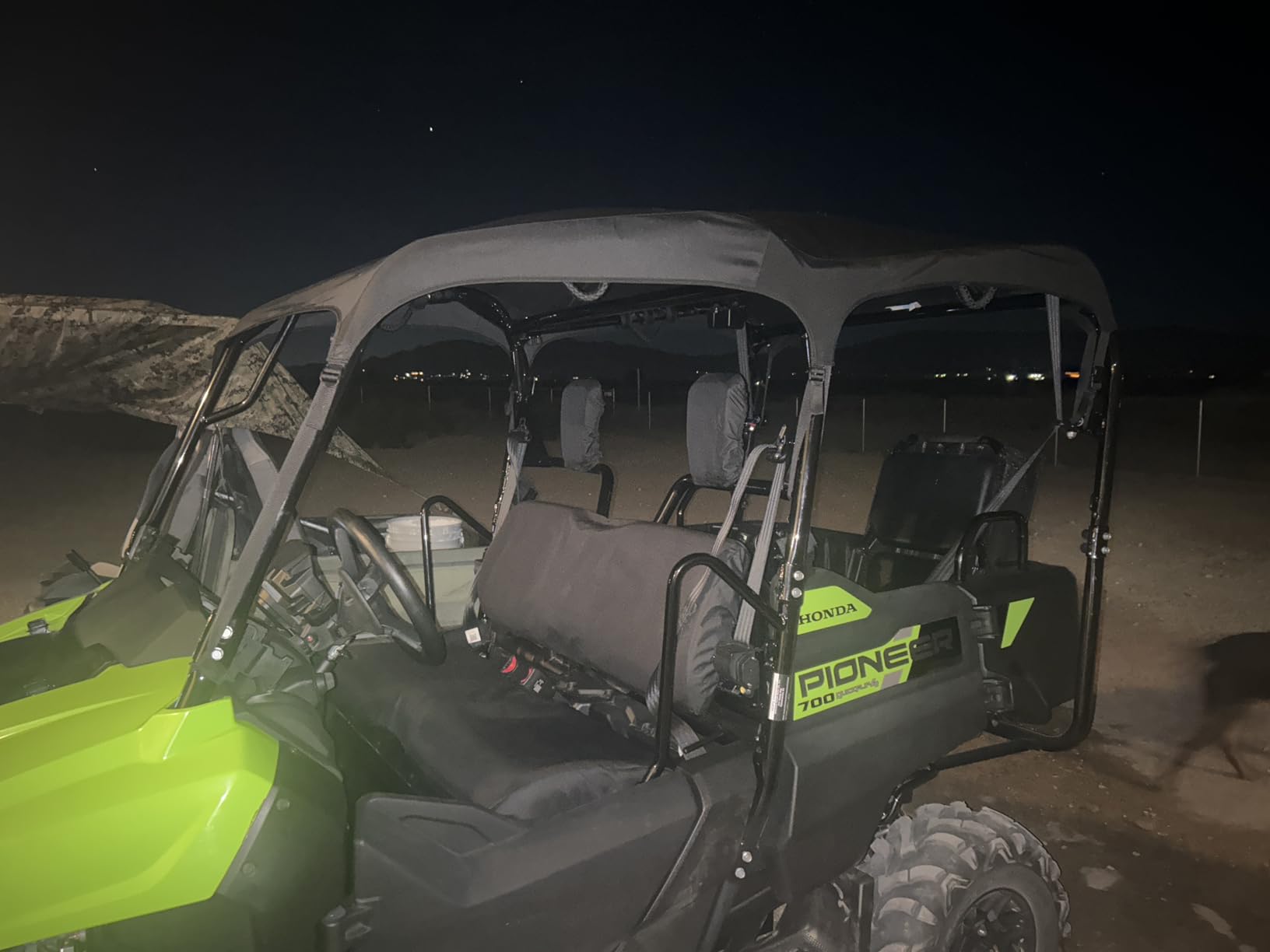 2014-2019 GENUINE HONDA PIONEER 700 4P 4 PERSON BLACK SOFT BIMINI CANVAS TOP 0SR85-HL3-323A customer photo 1