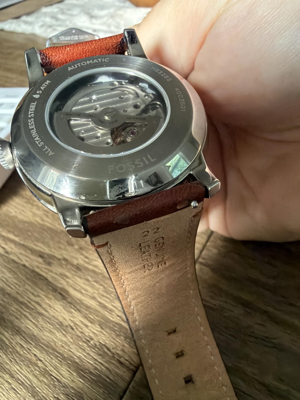 Fossil Men's Watch, Townsman Automatic Stainless Steel Watch for Men customer photo 2