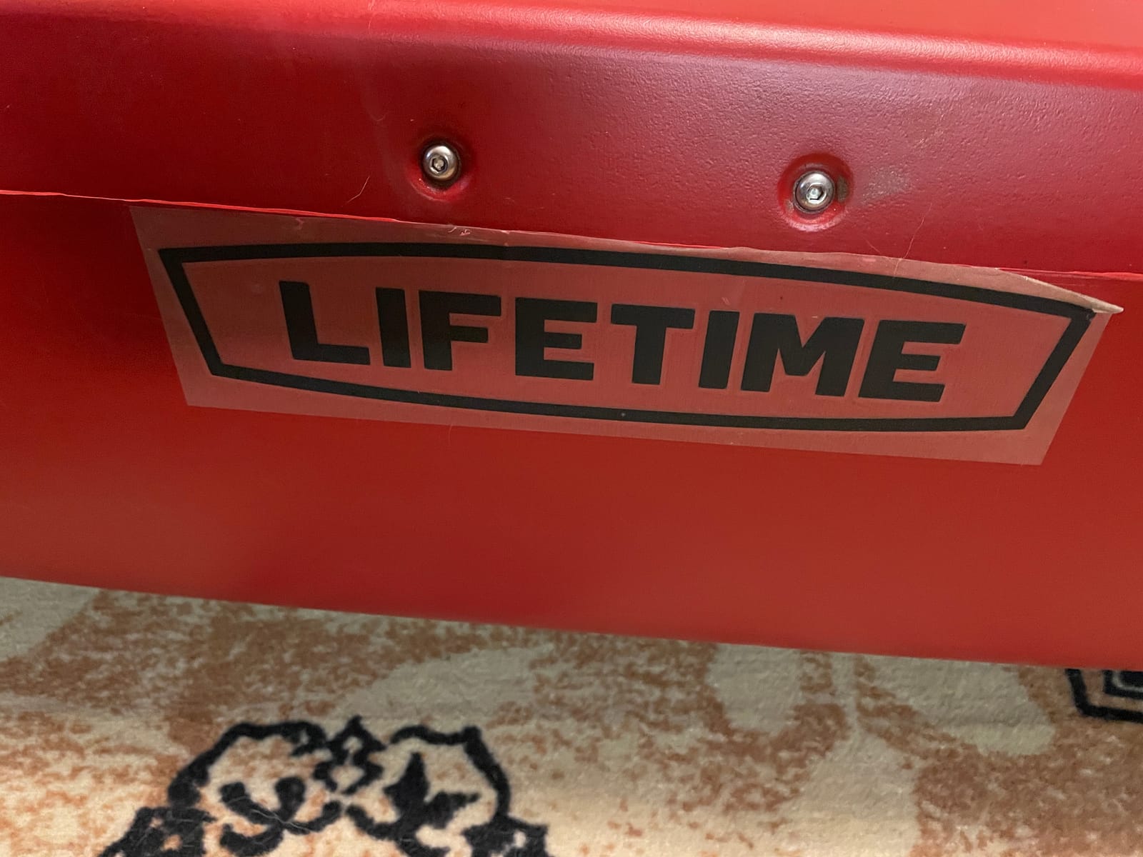 Lifetime Kodiak Canoe with 2 Paddles, Red, 13' customer photo 2