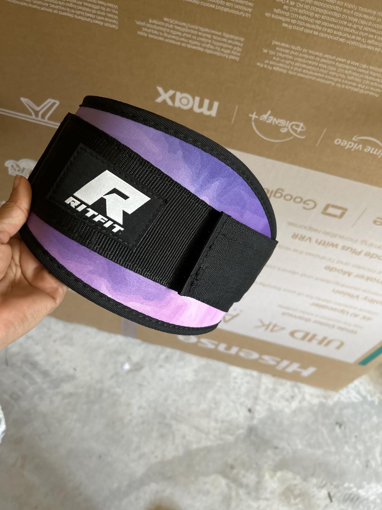 RitFit Weight Lifting Belt 6 Inch for Squats Deadlift Strength Training customer photo 1