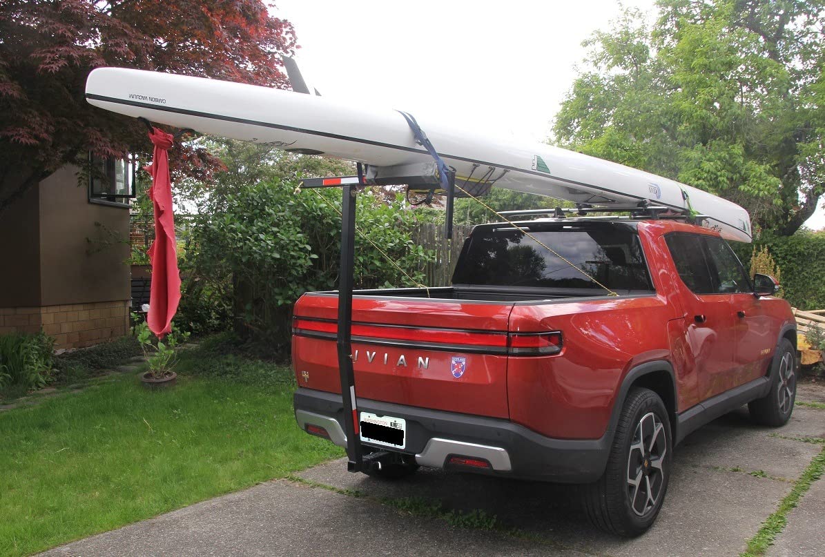 ECOTRIC Truck Bed Extender Pickup Truck Bed Hitch Mount Extension Rack SUV customer photo 2