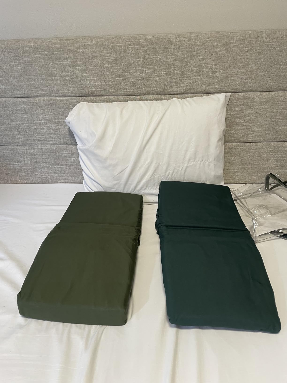 Nestl White Duvet Cover Queen Size - Soft Double Brushed Queen Duvet Cover Set, 3 Piece, with Button Closure, 1 Duvet Cover 90x90 inches and 2 Pillow Shams customer photo 2