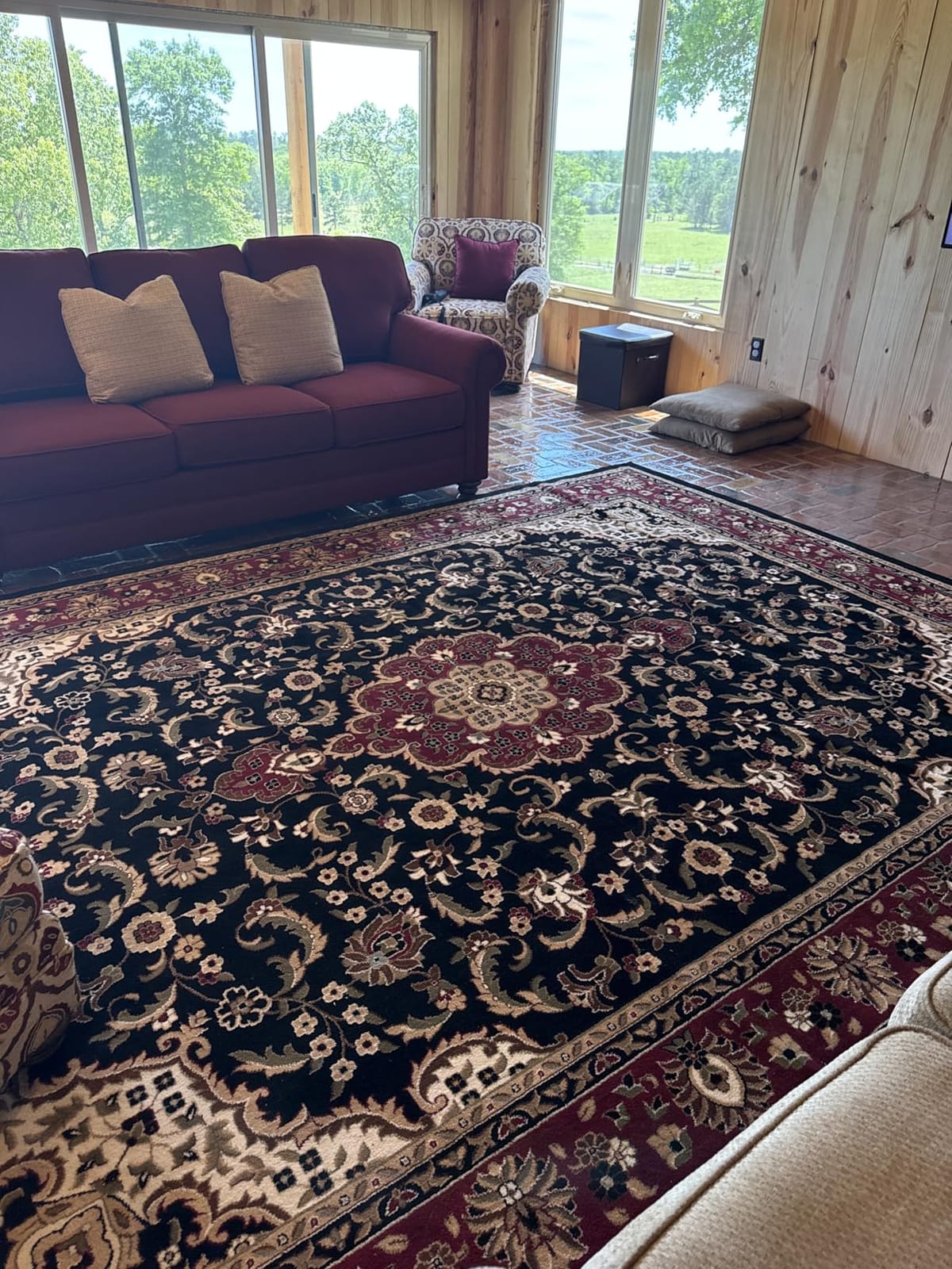 Well Woven Barclay Collection Medallion Kashan Red 8x10 Area Rug - for Living Room, Bedroom, and Dining Room customer photo 1