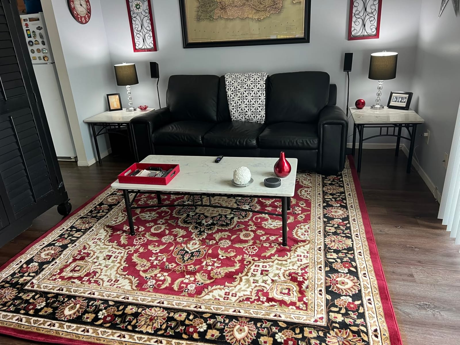 Well Woven Barclay Collection Medallion Kashan Red 8x10 Area Rug - for Living Room, Bedroom, and Dining Room customer photo 2