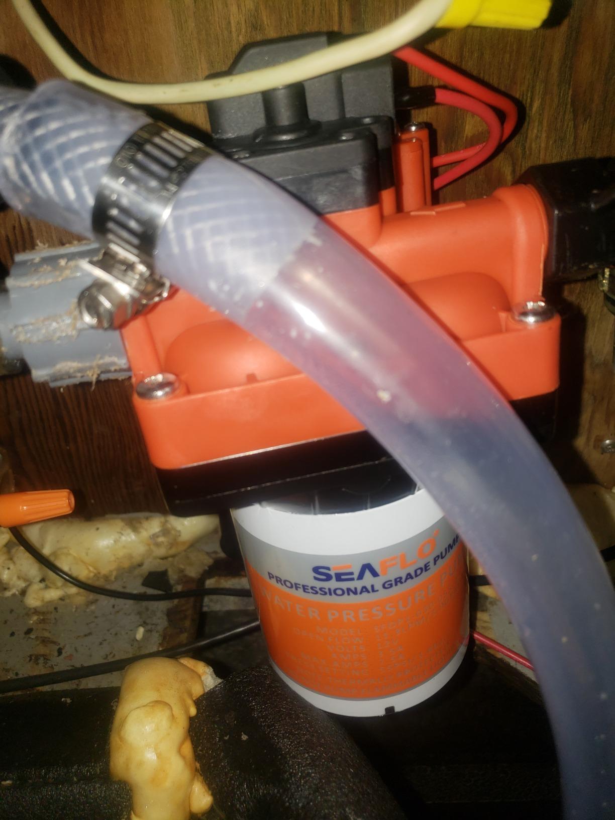 SEAFLO 42 Series 12V RV Water Pump, 3.0 GPM 55 PSI, 4-Year Warranty, On-Demand Fresh Water Pressure Pump with Bypass, Self-Priming for RVs, Boats, Marine & Off-Grid Use, UL Listed customer photo 2