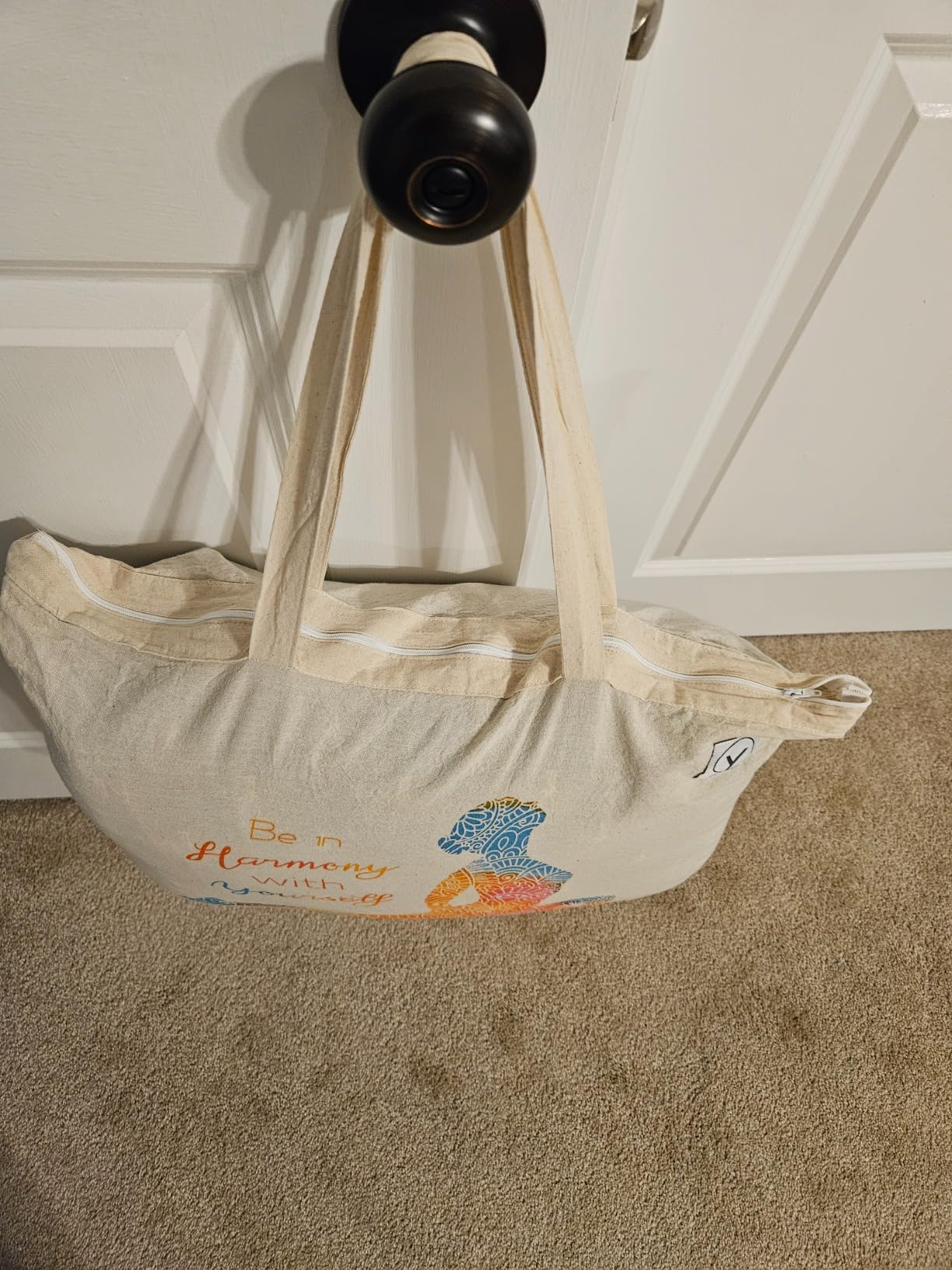 Y O GAYO Yoga Bolster - Made with 100% Cotton, Yoga Pillow Set Includes Extra Washable Cover and Carry Bag customer photo 1