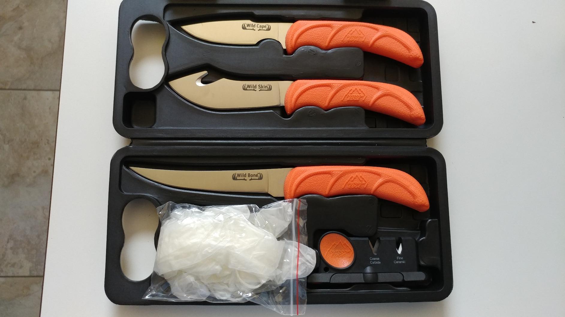 OUTDOOR EDGE WildLite - 6-Piece Field to Freezer Hunting & Game Processing Knife Set with Gut Hook Blade, Caping Knife - Hunting Knives for Gutting Deer with Case - Deer & Elk Accessories customer photo 2