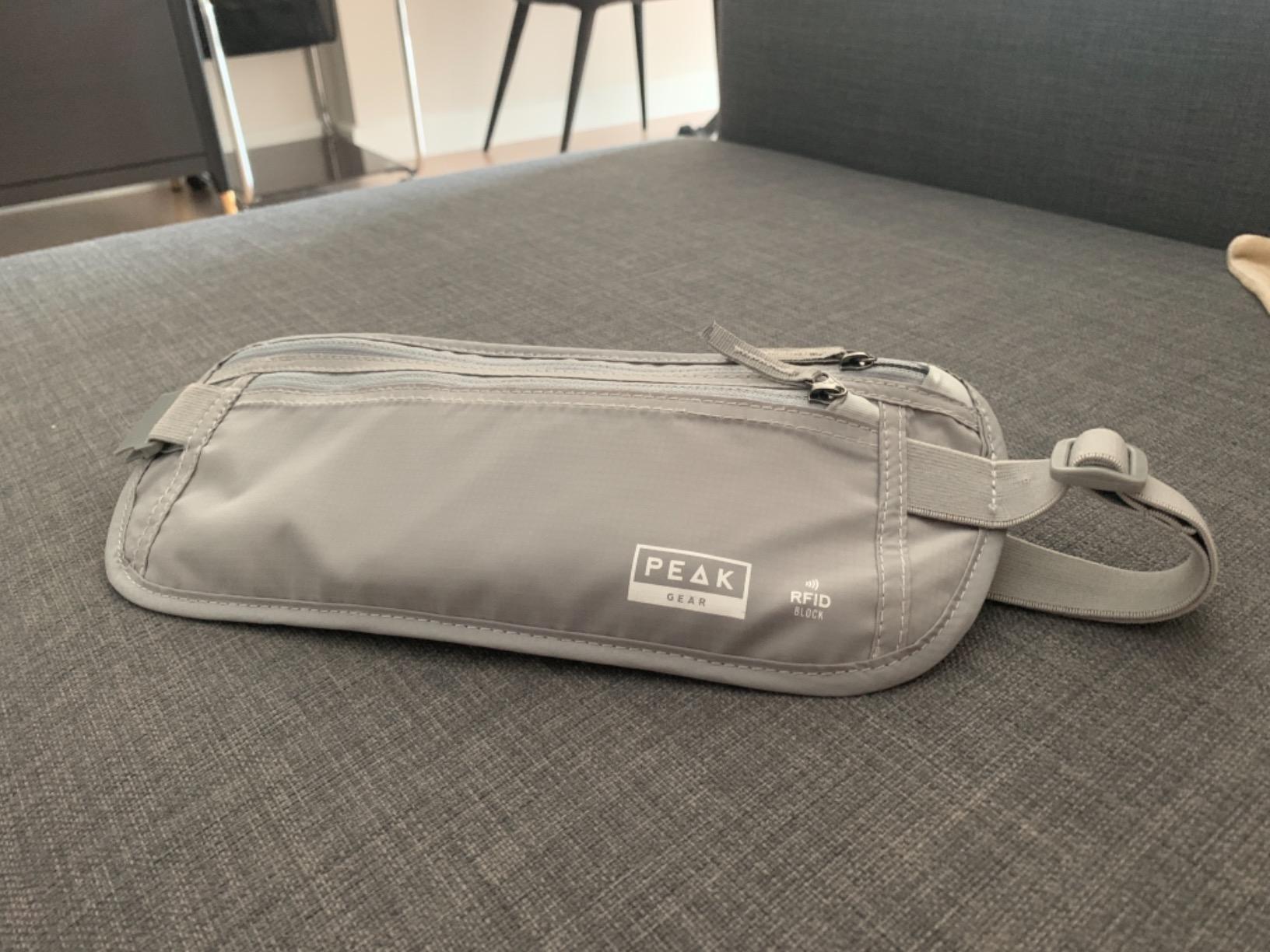Peak Gear Travel Money Belt, 2 Global Recovery Decals, RFID Passport Holder customer photo 1