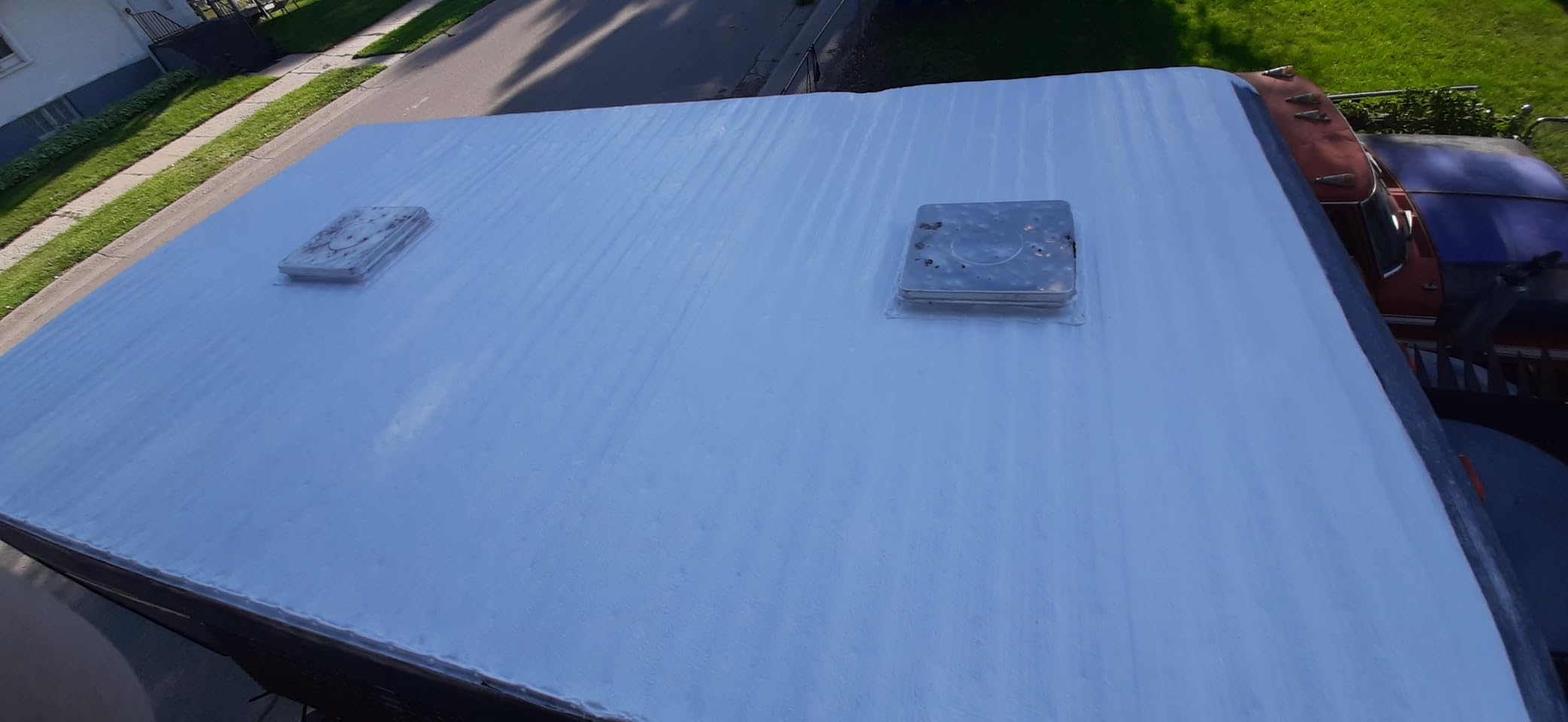 Liquid Rubber RV Roof Sealant - Camper & Trailer Coating, White, 1 Gallon customer photo 2