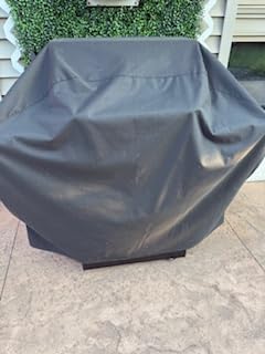Unicook Grill Cover 55 Inch for Outdoor Grill, Heavy Duty, Waterproof, Fade Resistant, BBQ Cover with Handles/Straps/Air Vents, Compatible with Weber Charbroil Nexgrill Gas BBQs etc customer photo 2