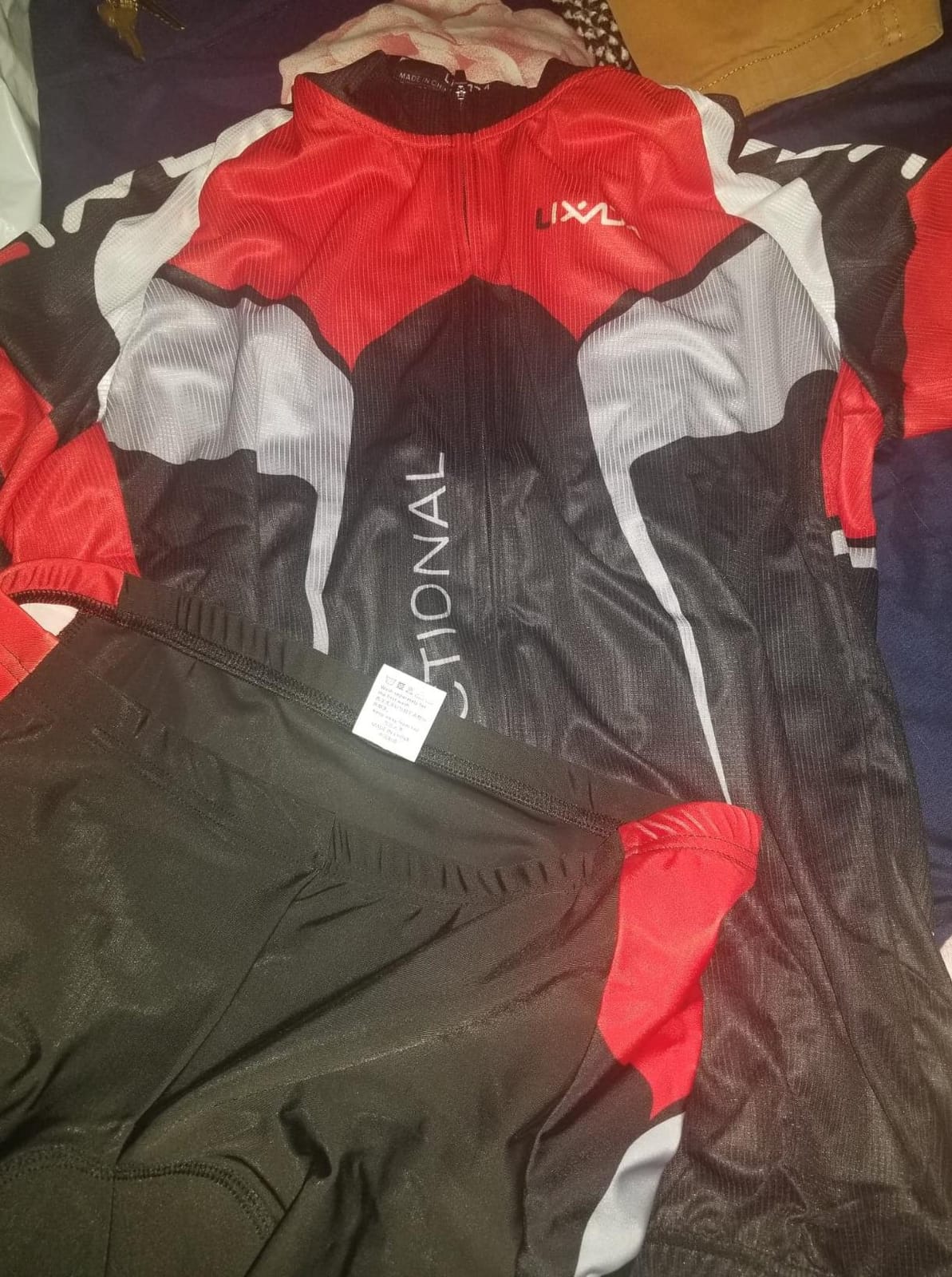 Lixada Men's Cycling Jersey Short Sleeve with Padded Shorts Quick-Dry Summer Short Bike Clothing Bicycle Shirts Pants Set customer photo 1