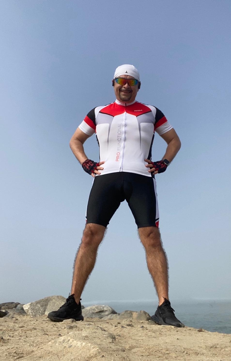 Lixada Men's Cycling Jersey Short Sleeve with Padded Shorts Quick-Dry Summer Short Bike Clothing Bicycle Shirts Pants Set customer photo 2