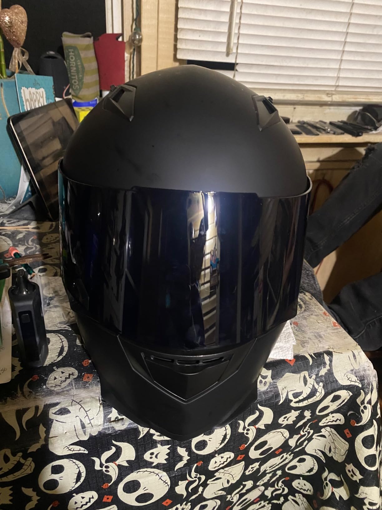 ILM Full Face Motorcycle Helmets for Adult Men and Women DOT Model ILM-313 | Include Clear and Tinted Visors Plus Storage Bag, Removable Winter Neck Scarf, All-Season Ventilation, Street Bike/Motorbike customer photo 2
