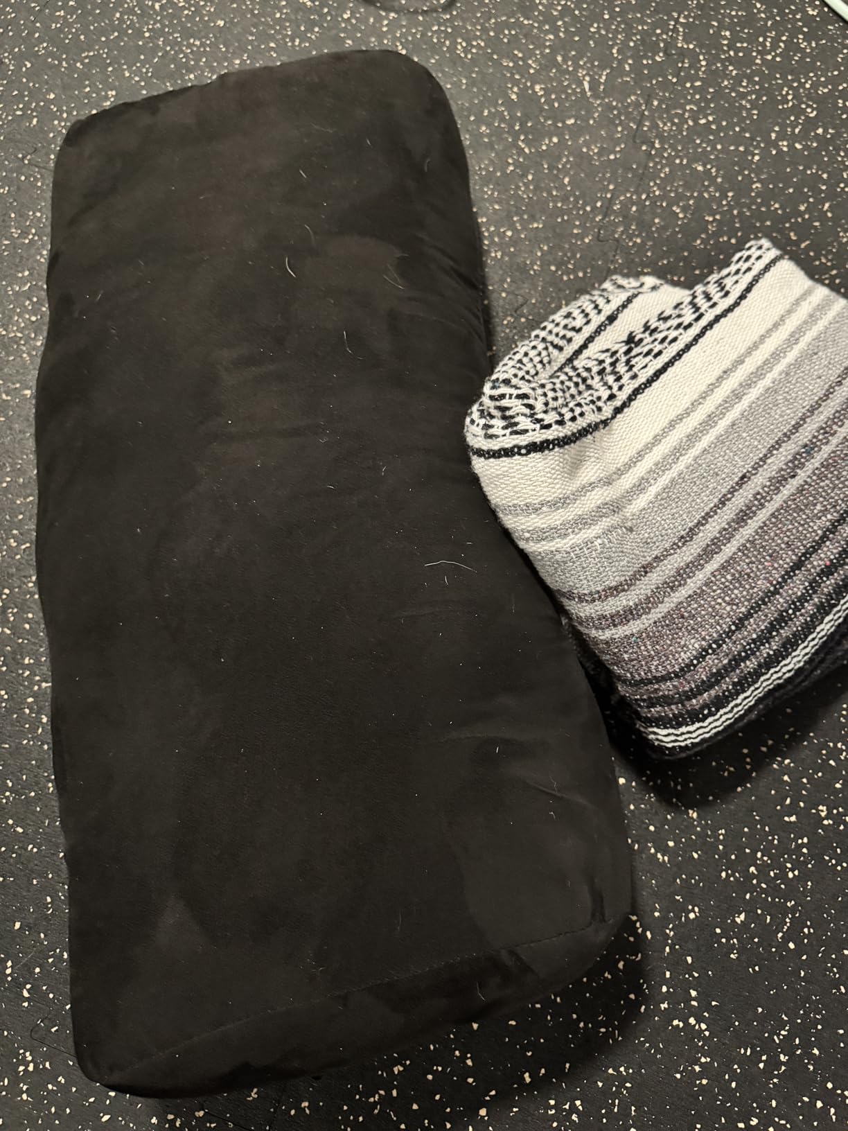 Gaiam Yoga Bolster Pillow, Supportive Cushion for Restorative Yoga customer photo 1