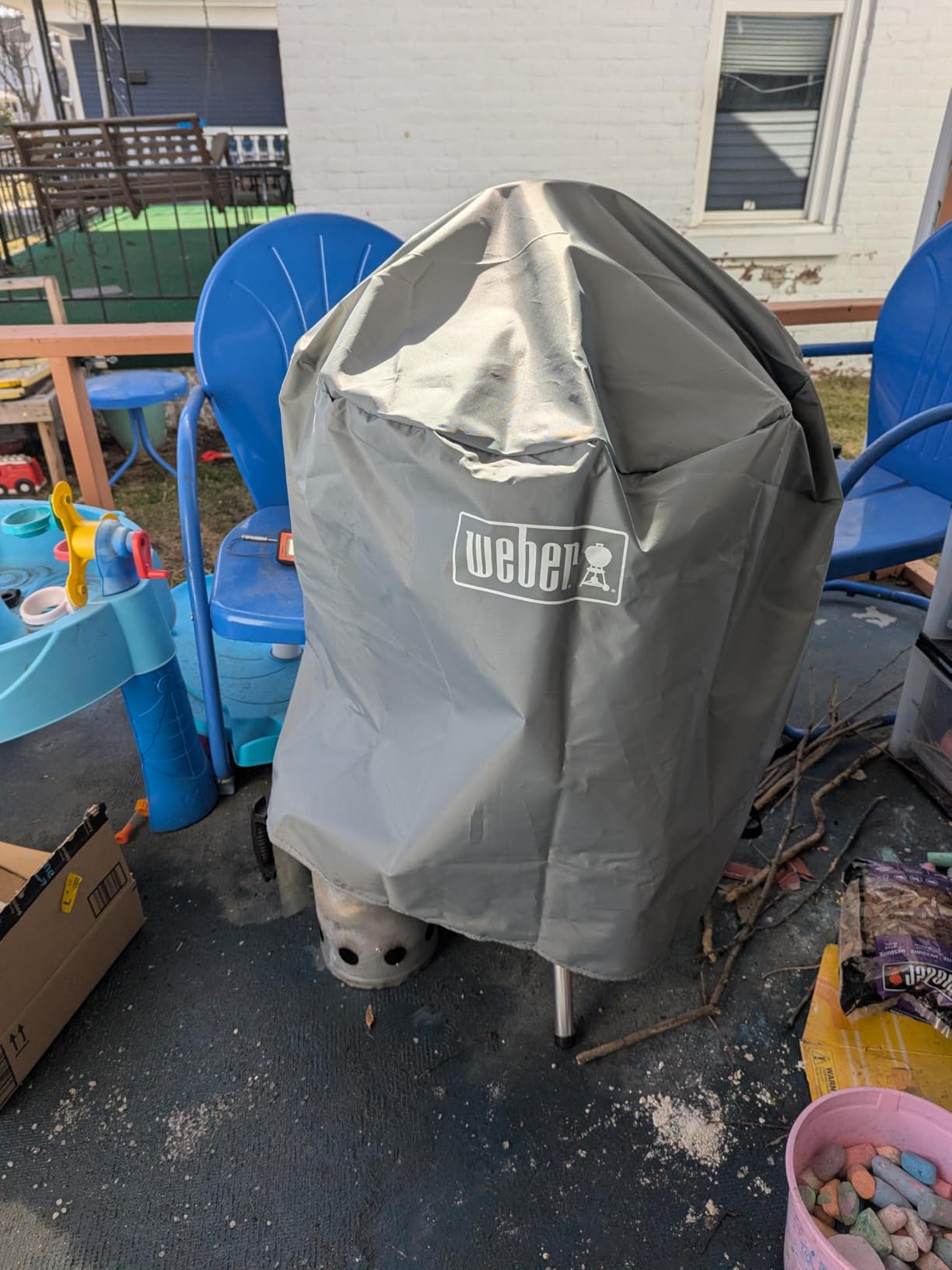 Weber® 22‑Inch Charcoal Kettle Grill Cover, Weber Charcoal Grill Accessory customer photo 1