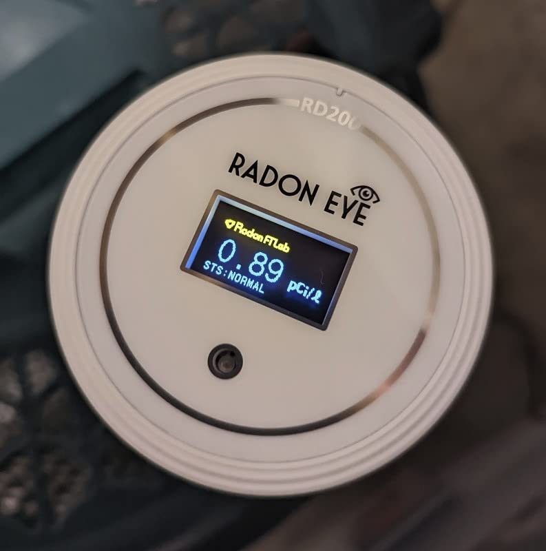 Ecosense Continuous Home Radon Detector, OLED Display, Bluetooth, RD200 customer photo 2