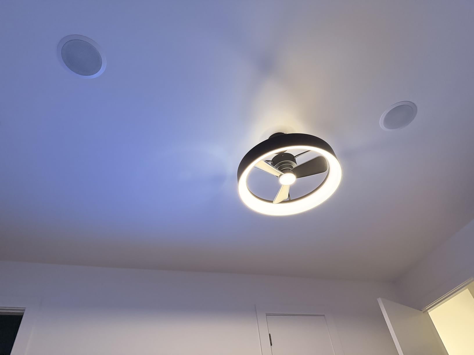 Pyle Pair 6.5” Flush Mount in-wall in-Ceiling 2-Way Home Speaker System Spring Loaded Quick Connections Dual Polypropylene Cone Polymer Tweeter Stereo Sound 200 Watts, White customer photo 1