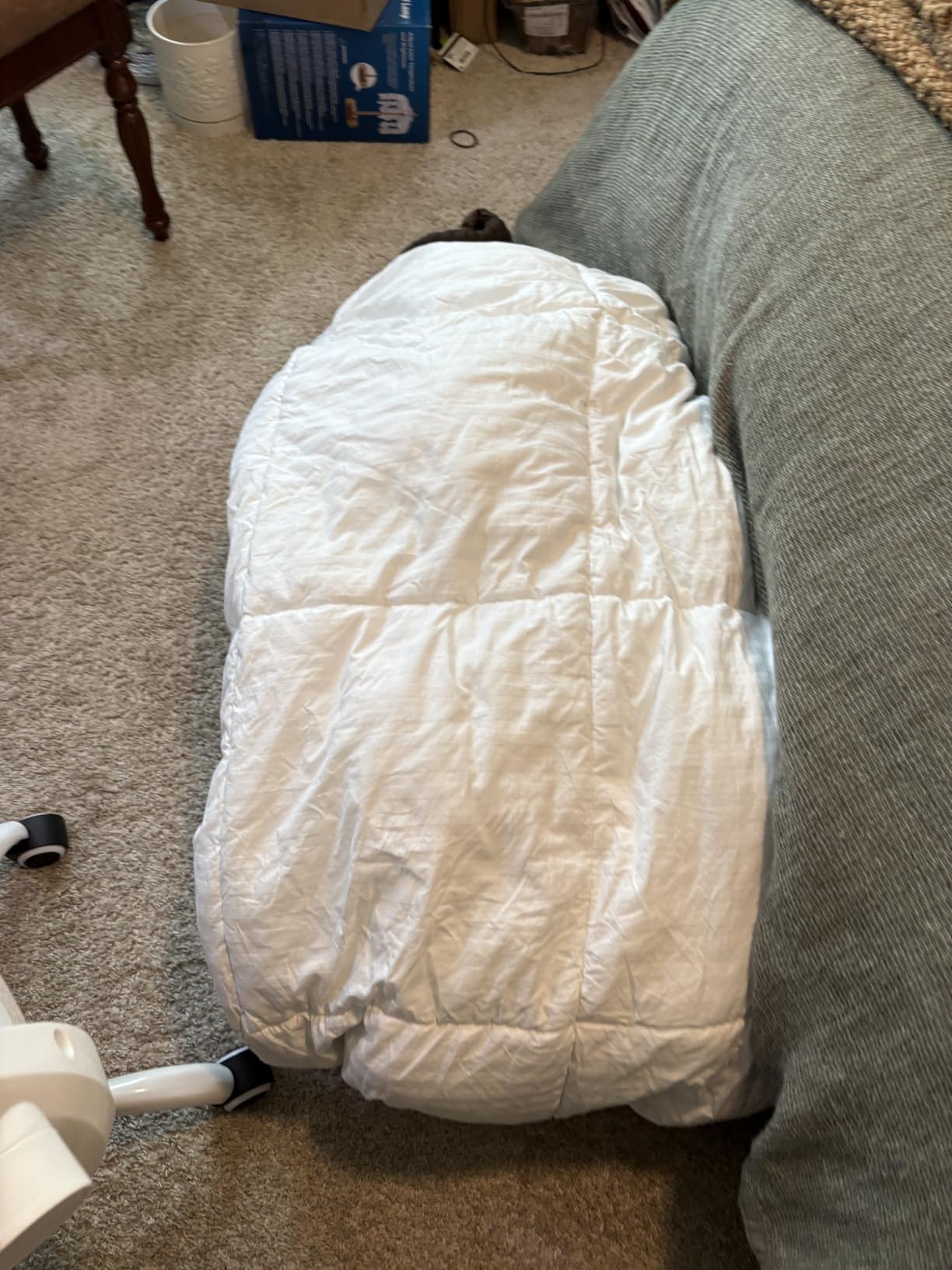 Utopia Bedding Duvet Insert, Comforters Queen Size 88 x 88 Inches, White customer photo 2