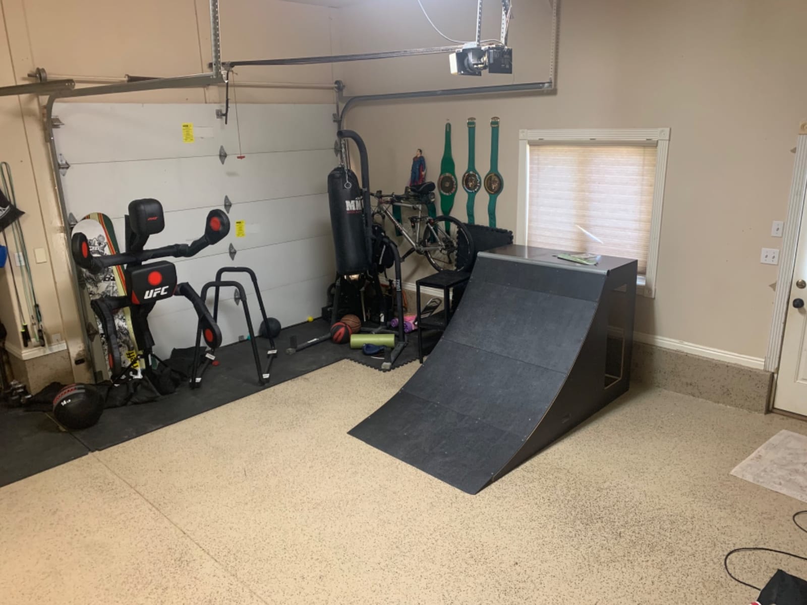 Ramptech Quarterpipe Ramp (2' Tall x 4' Wide) - Weatherproof, Heavy-Duty Indoor and Outdoor DIY Skateboard Ramp Kit - Portable Skateboarding Ramps with Caster Wheels and High Friction ABS Surfacing customer photo 2