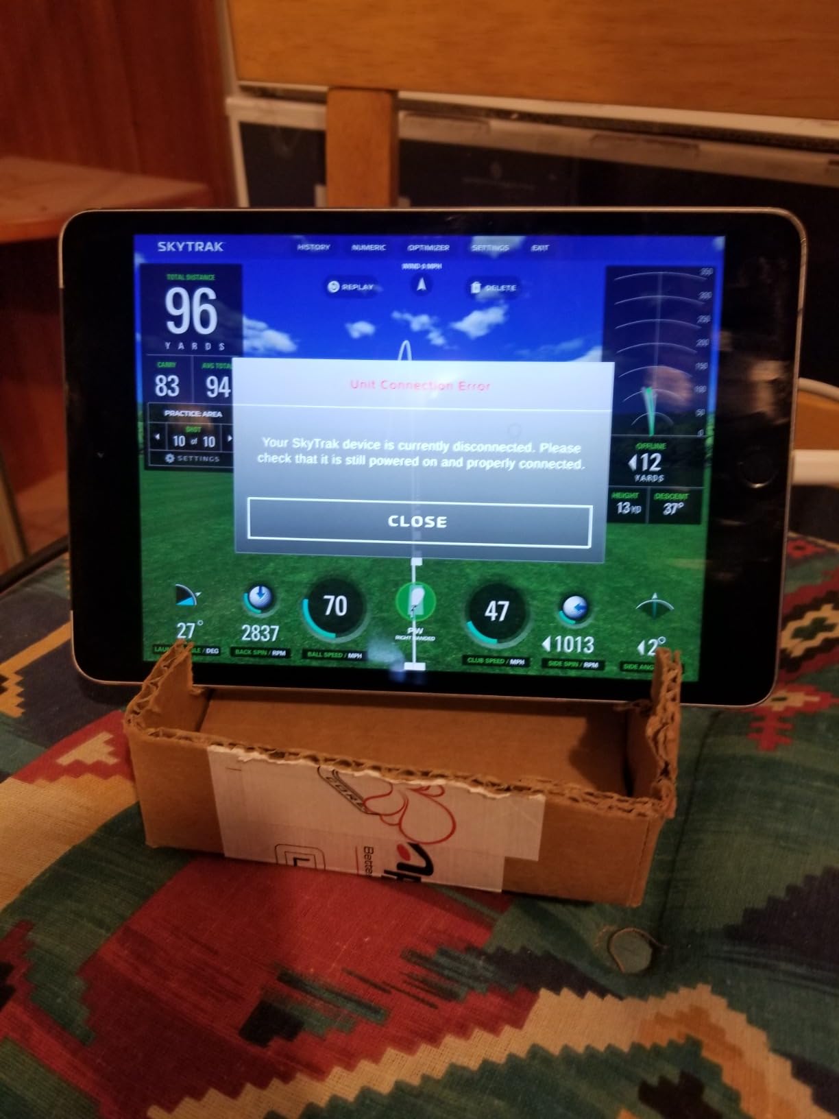 SKYTRAK Golf Launch Monitor | Photometric Technology for Ball Speed, Carry & Total Distance, Spin Rates, Launch & Shot Shape Data | Golf Simulator & Practice customer photo 2