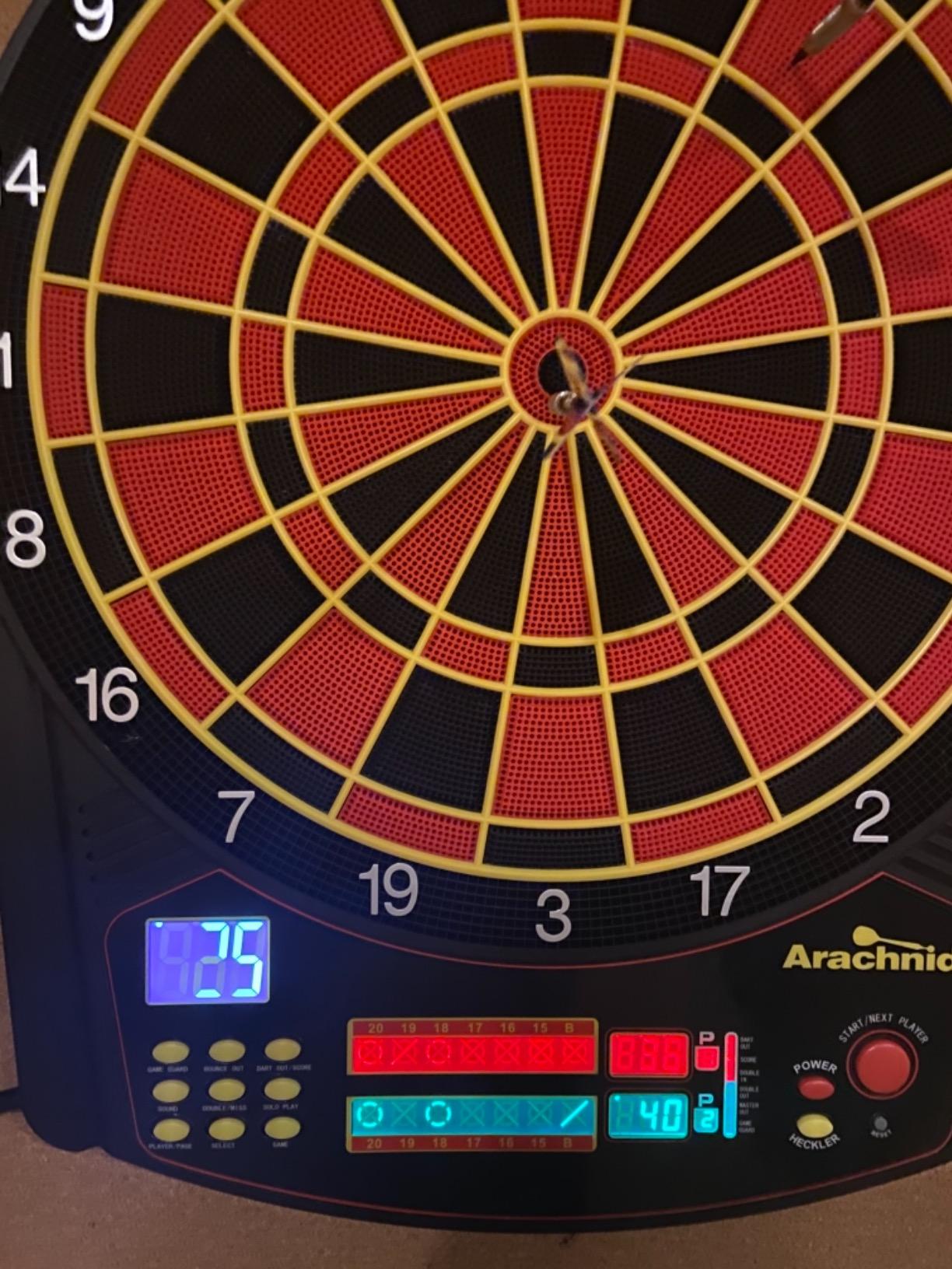 Arachnid Cricket Pro 450 Electronic Dartboard customer photo 1