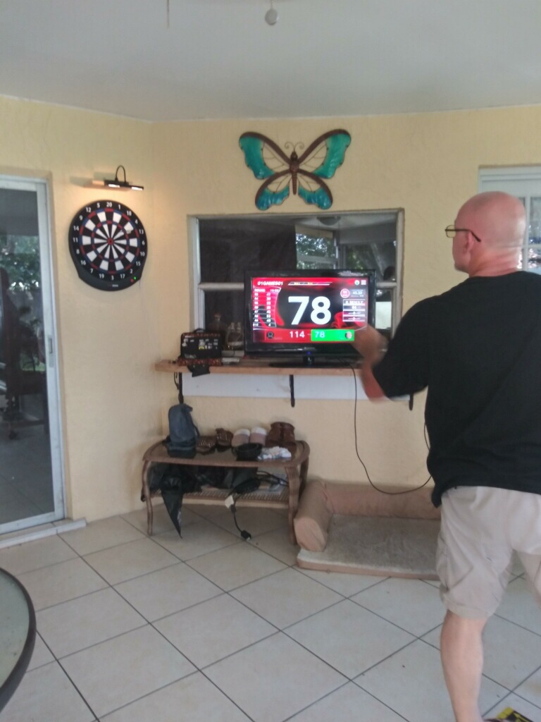 GRANBOARD Dash Blue - Electronic Dartboard customer photo 1