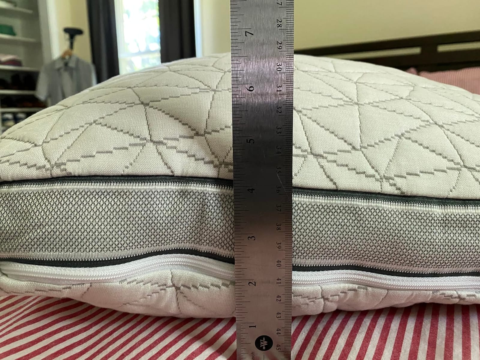 Coop Home Goods Eden Cool Adjustable Pillow, King Size - Adjustable Memory Foam with Gel Infusion - Soft Breathable Lulltra Fabric - Ideal for All Sleepers - Eco-Friendly CertiPUR-US Certified customer photo 1