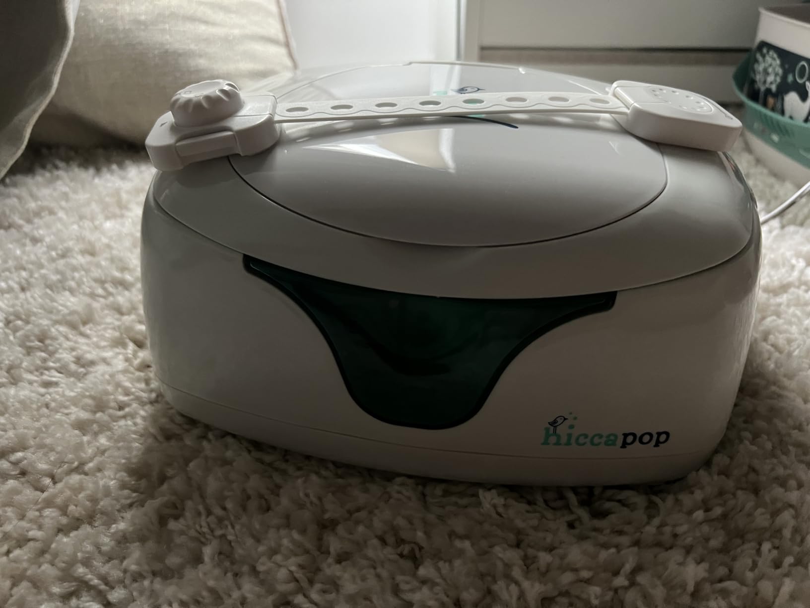 Hiccapop Baby Wipe Warmer and Wipes Dispenser, Diaper Wipe Warmer, White customer photo 2