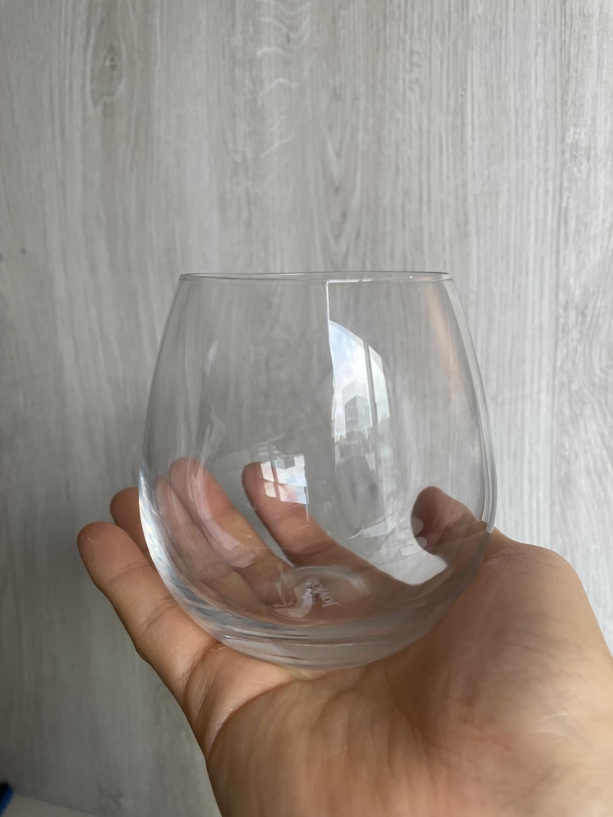 JoyJolt Spirits Stemless Wine Glasses for Red or White Wine (Set of 4)-15-Ounces customer photo 2
