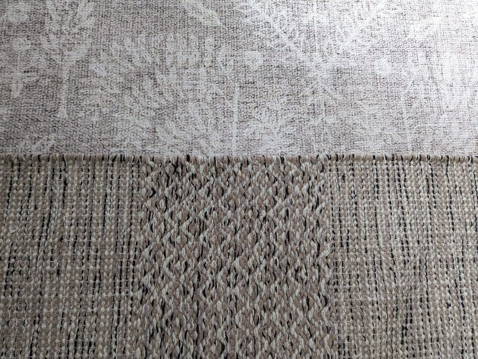 SAFAVIEH Montauk Collection Area Rug - 8' x 10', Ivory & Steel Grey, Handmade Flat Weave Boho Farmhouse Cotton Tassel Fringe, Ideal for High Traffic Areas in Living Room, Bedroom (MTK330M) customer photo 2