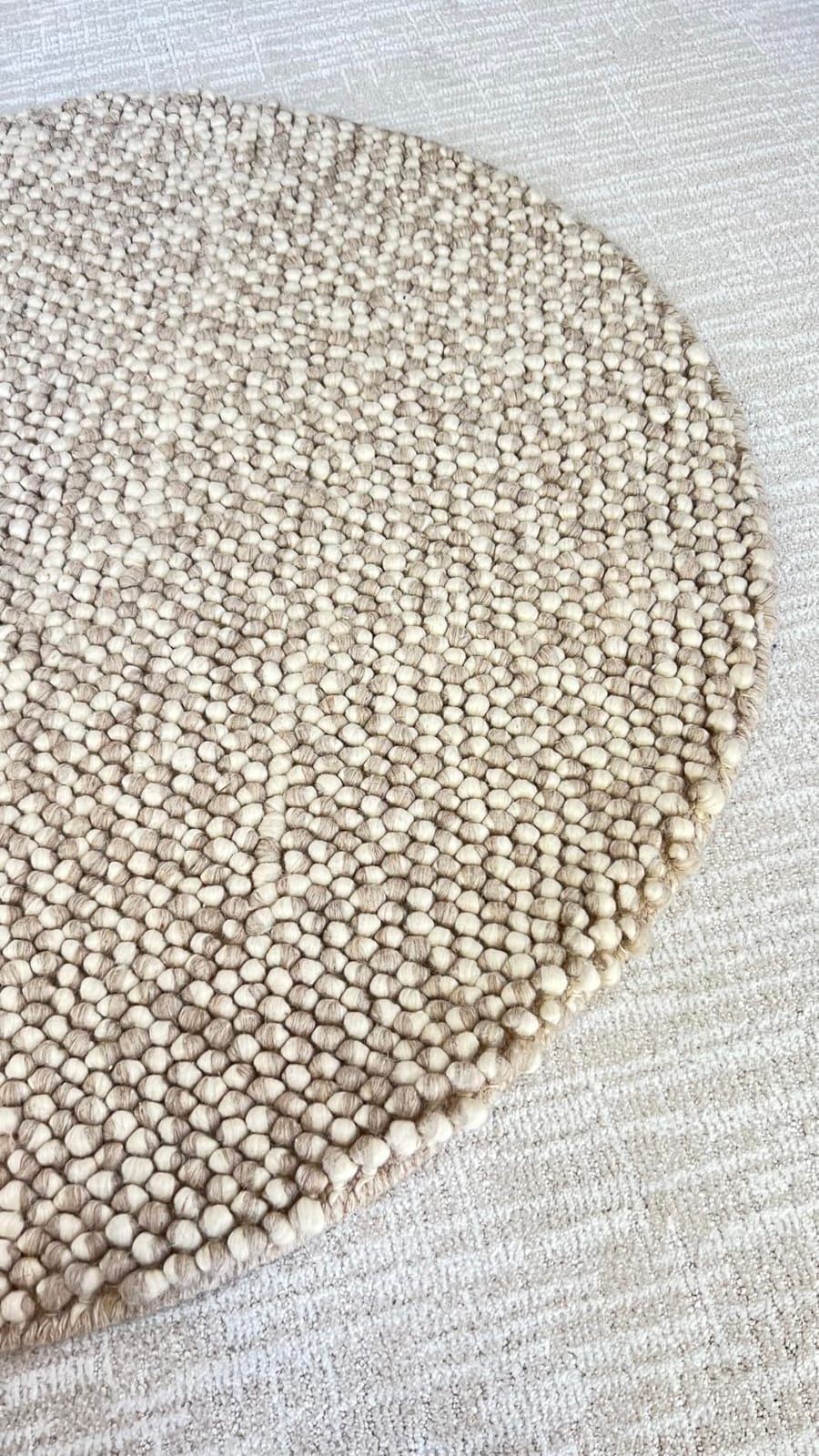 SAFAVIEH Natura Area Rug 8x10 Large Wool Knotted, Beige NAT620B customer photo 1