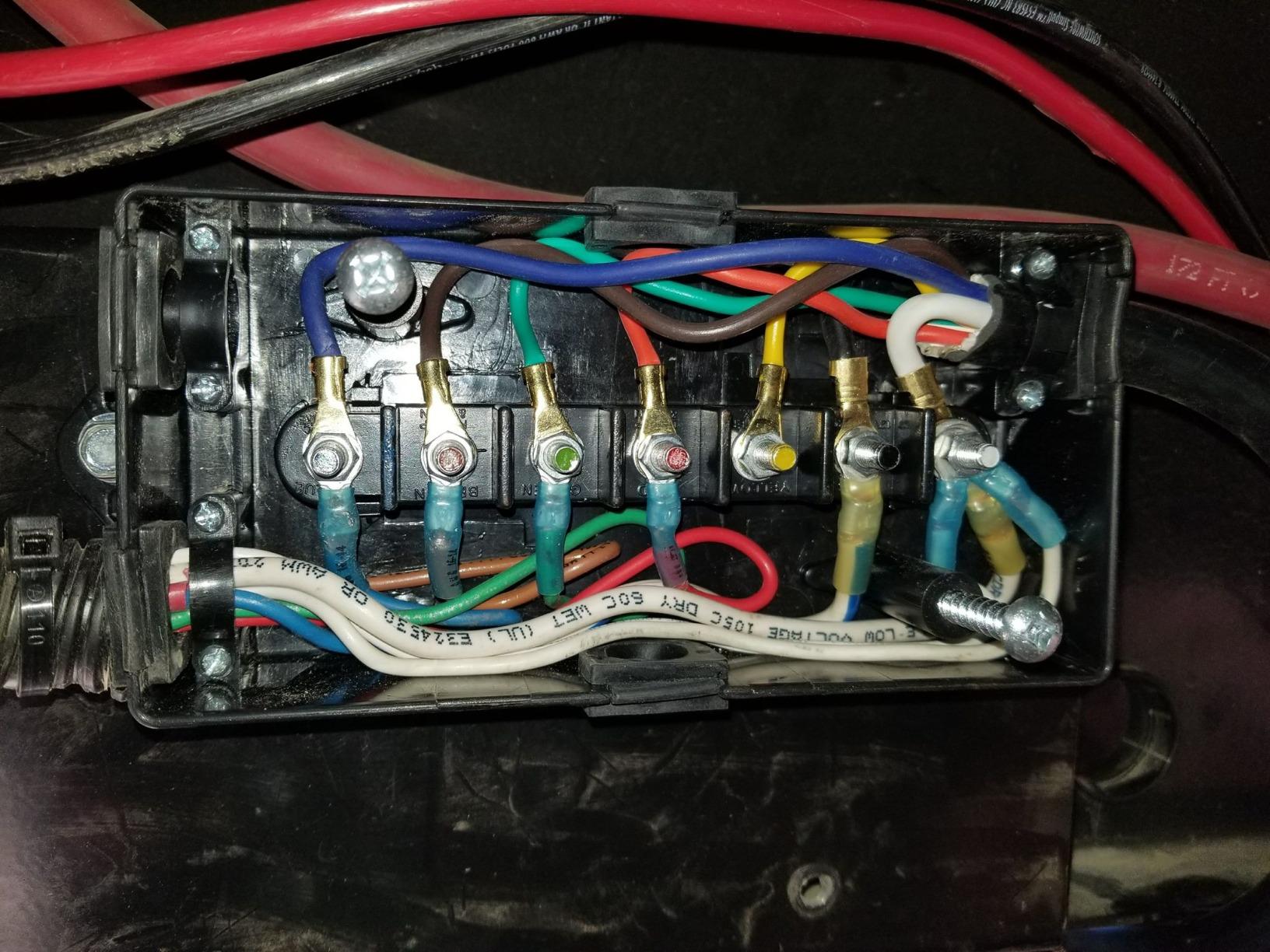 MICTUNING 7-Way Trailer Cord 8FT with Junction Box Heavy Duty, Waterproof customer photo 1