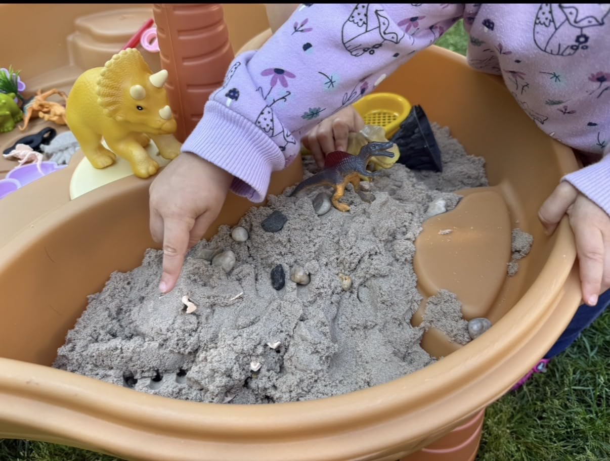 Step2 Dino Dig Sand and WaterTable, Kids Activity Sensory Playset, Summer Outdoor Toys, 7 Piece Water Toy Accessories, For Toddlers 2-5 Years Old customer photo 1